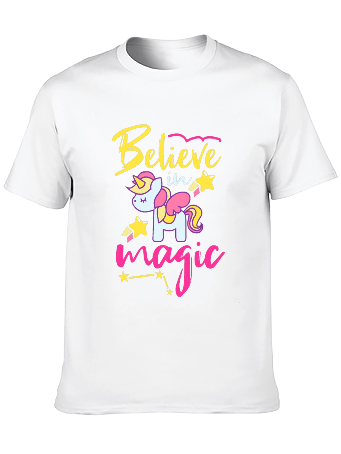 Believe in Magic Unicorn Graphic Tee