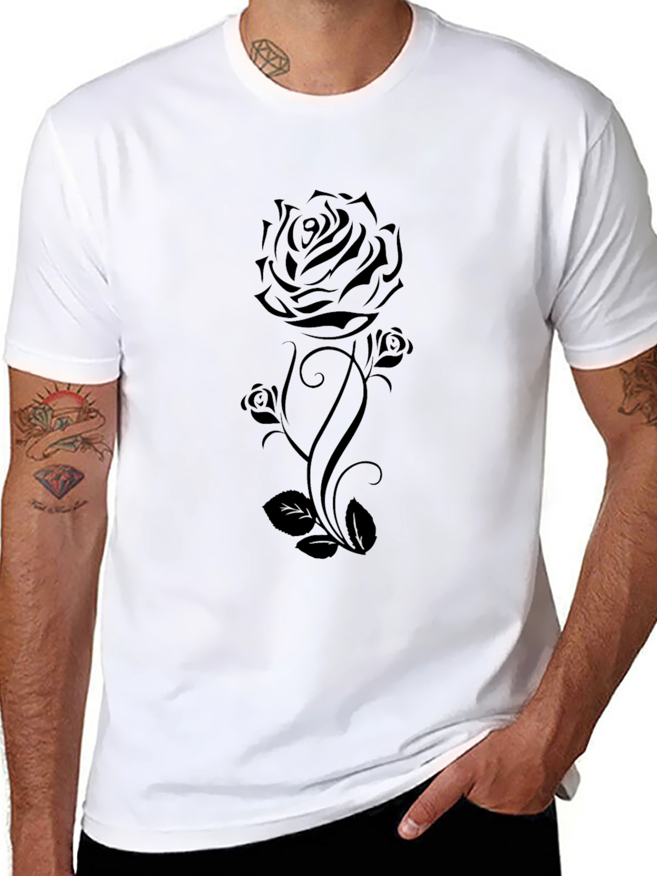 Black Rose Graphic Tee
