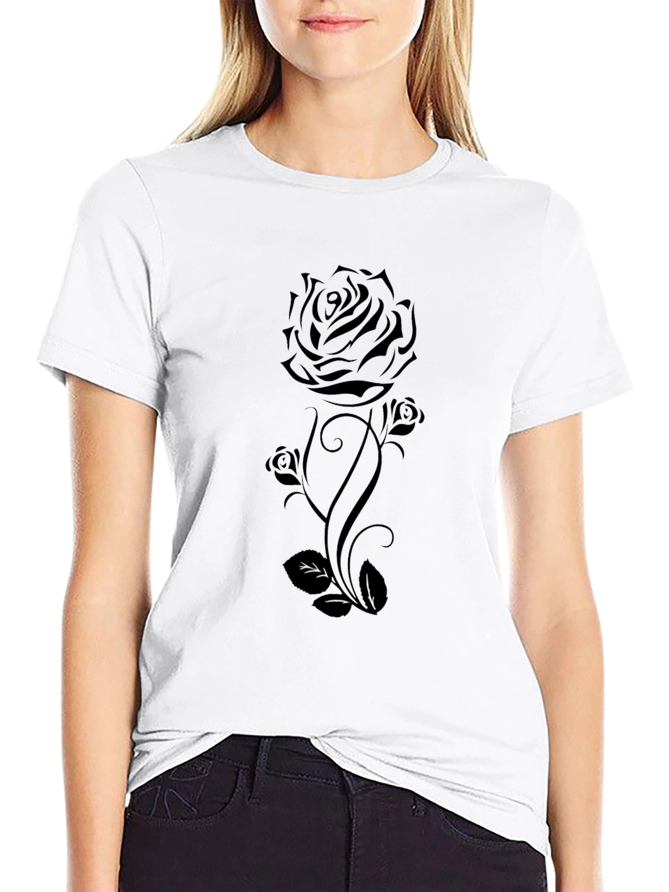 Black Rose Graphic Tee