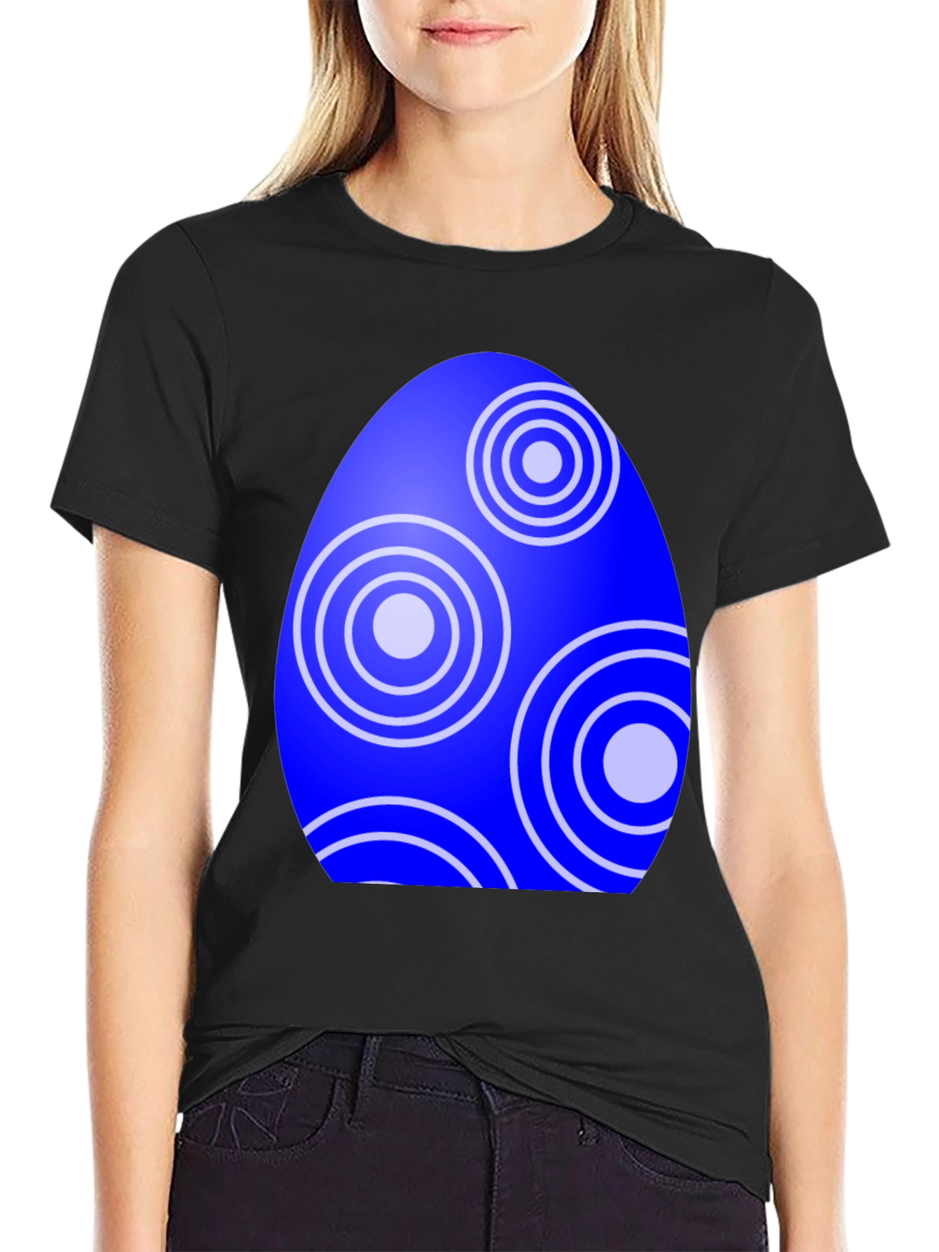 Blue Easter Egg Graphic Tee