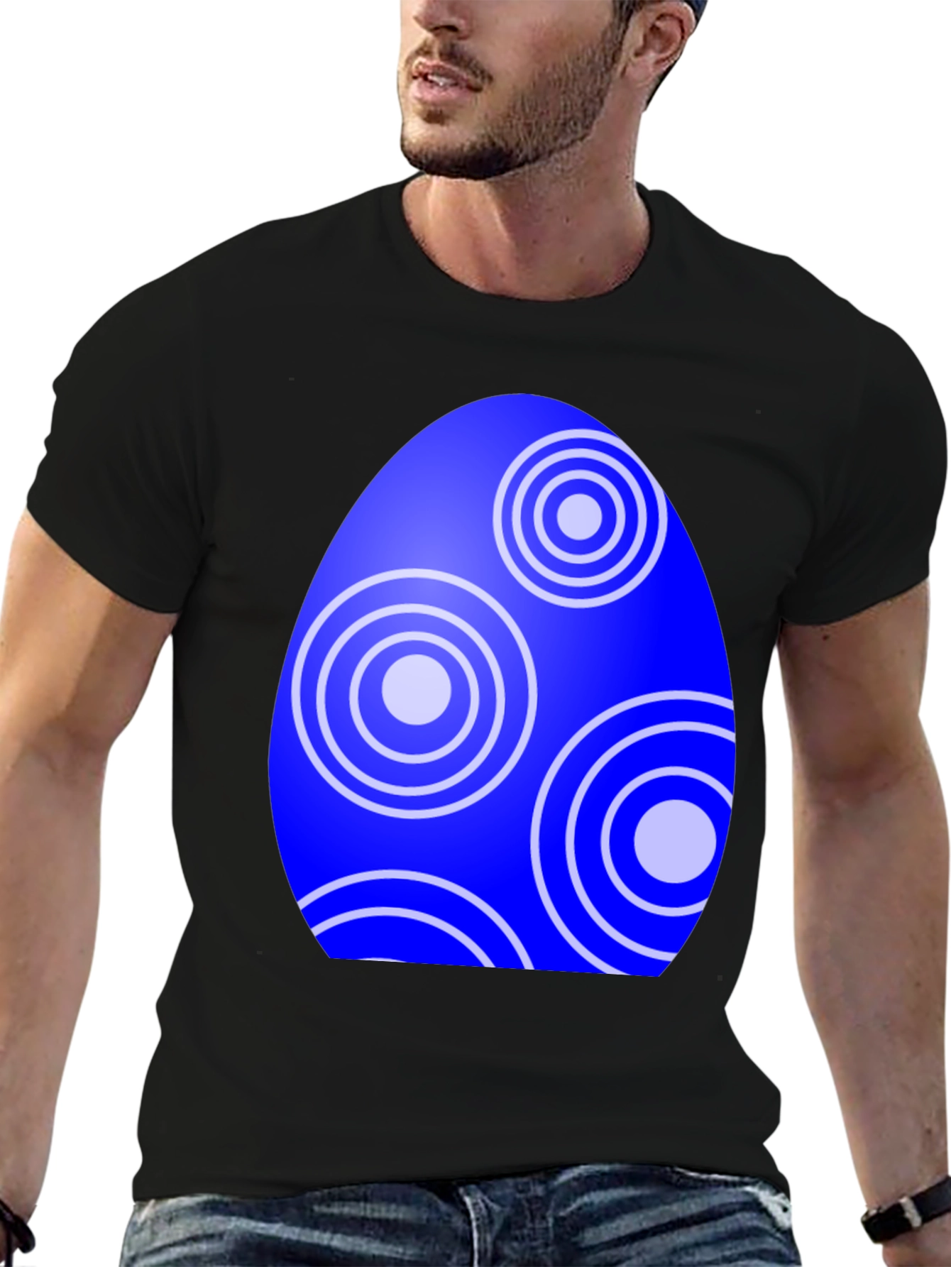 Blue Easter Egg Graphic Tee