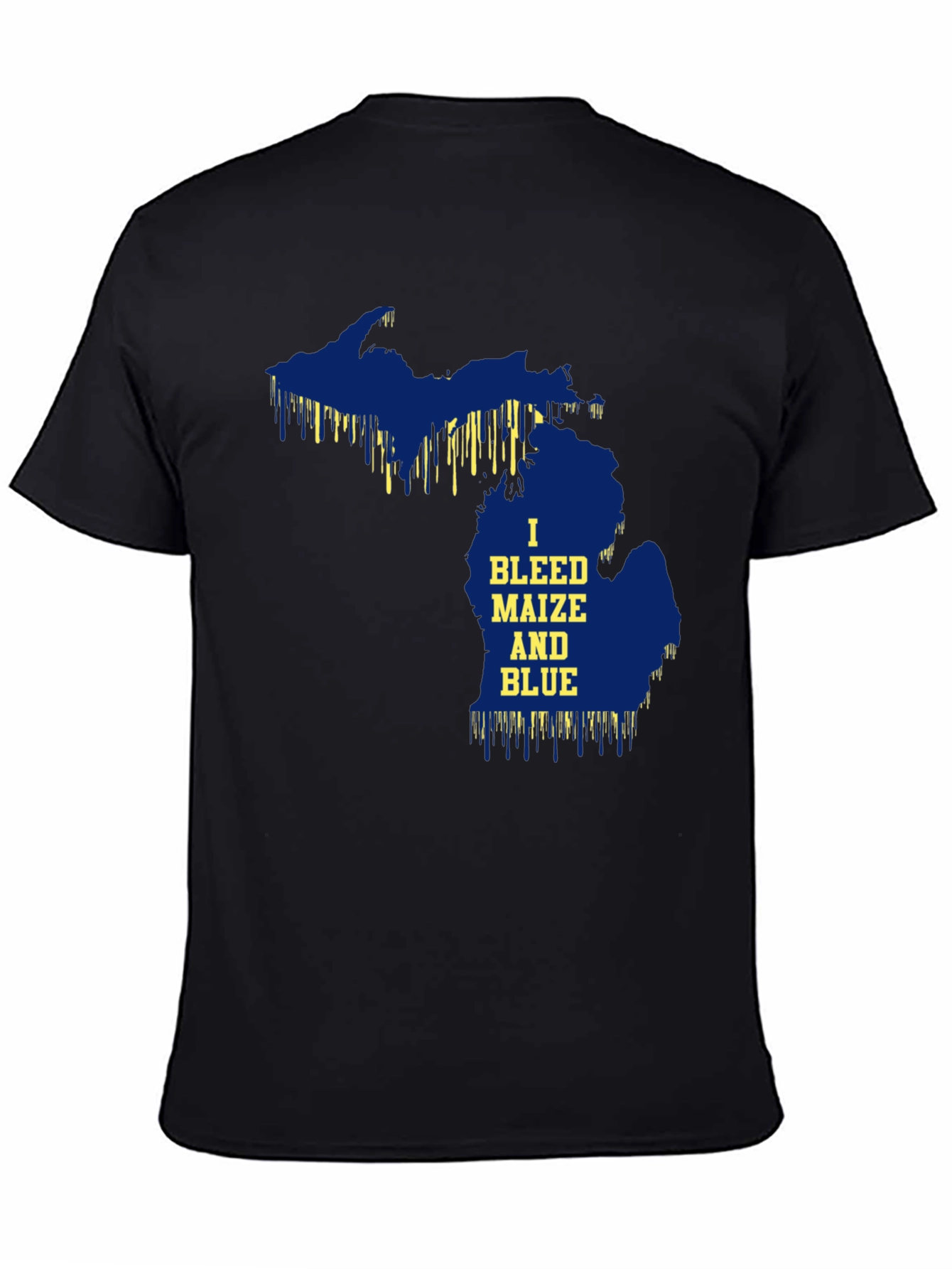 Michigan Maize and Blue Graphic Tee