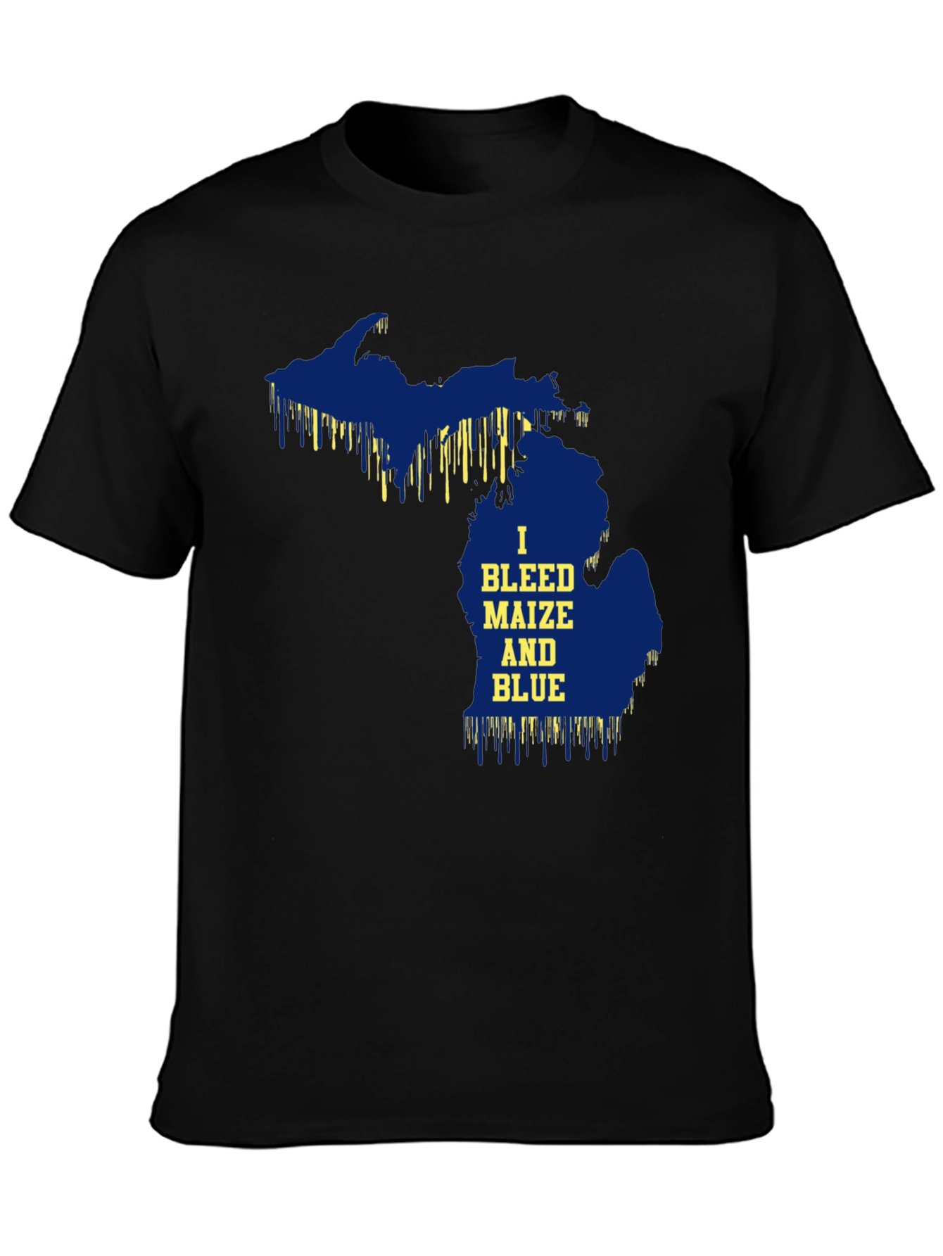 Michigan Maize and Blue Graphic Tee