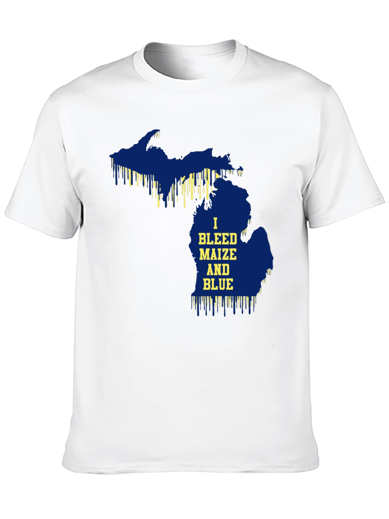 Michigan Maize and Blue Graphic Tee