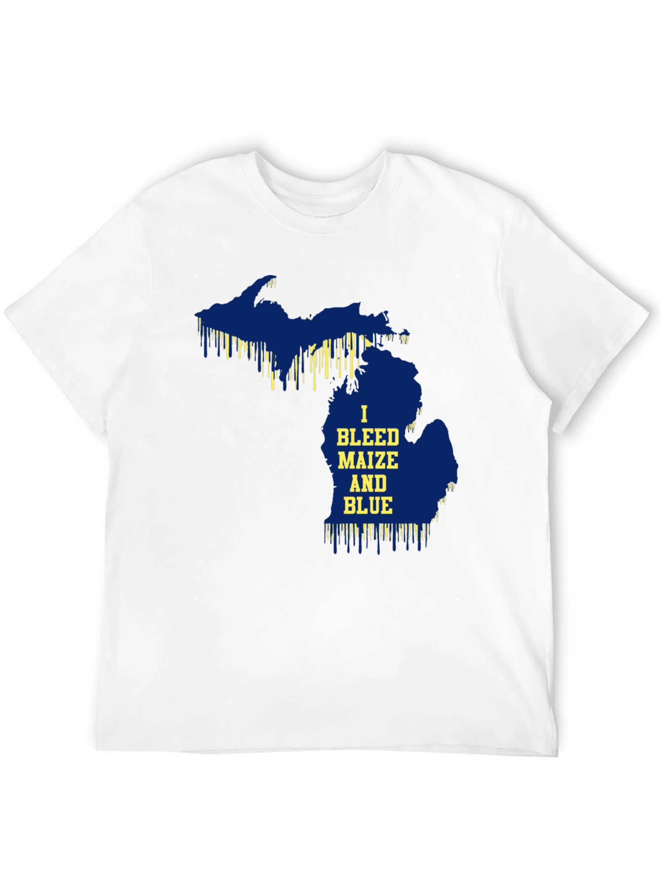 Michigan Maize and Blue Graphic Tee