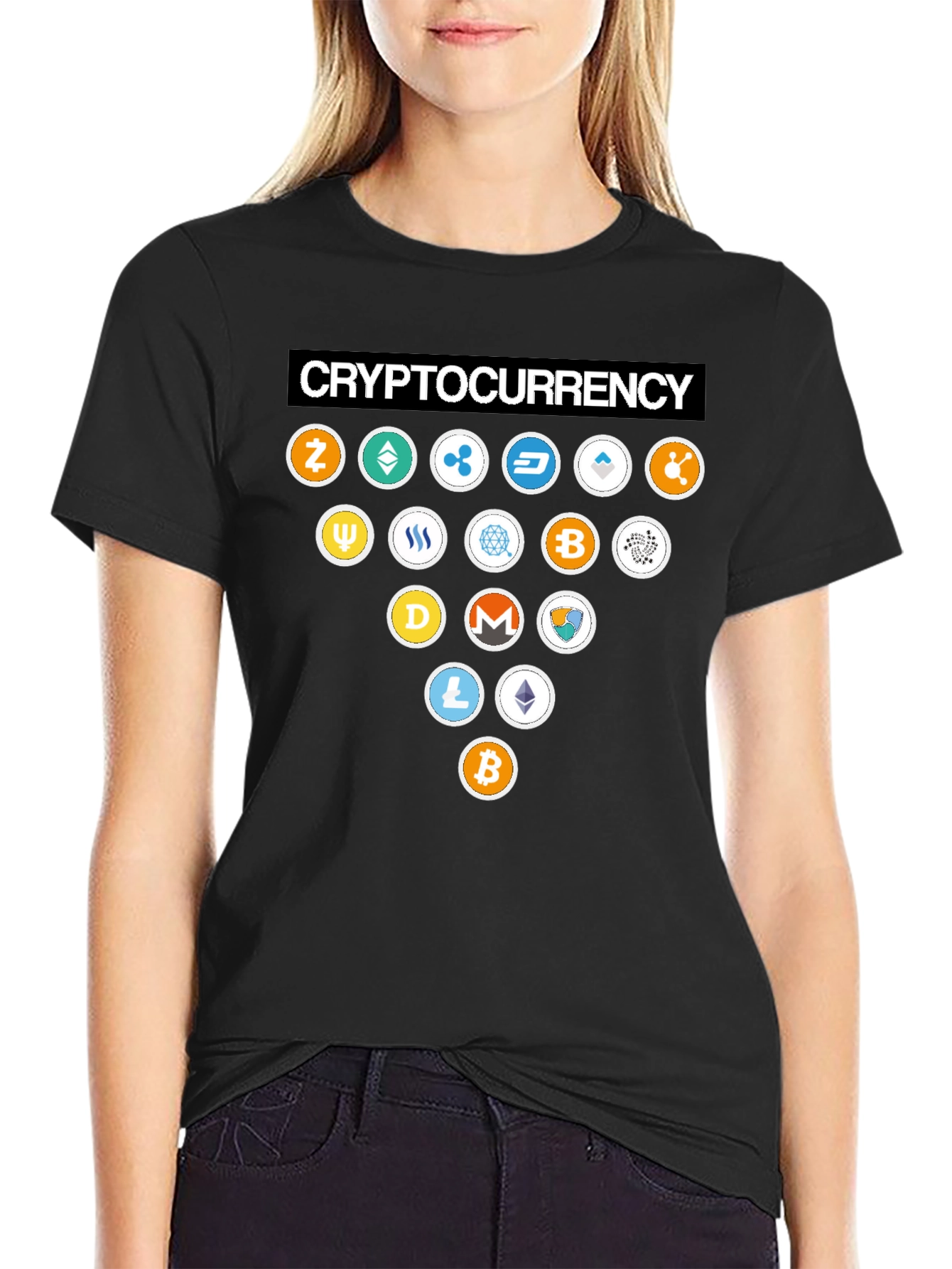 Cryptocurrency T-Shirt Bitcoin Ethereum Altcoins