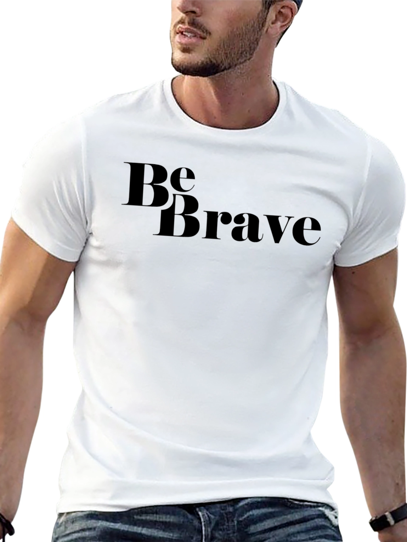Be Brave Graphic Tee - Stylish Comfort