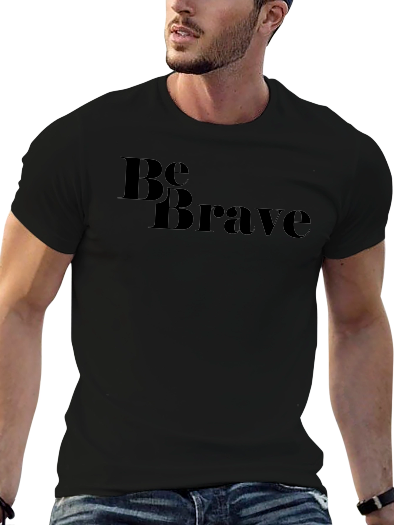 Be Brave Graphic Tee - Stylish Comfort
