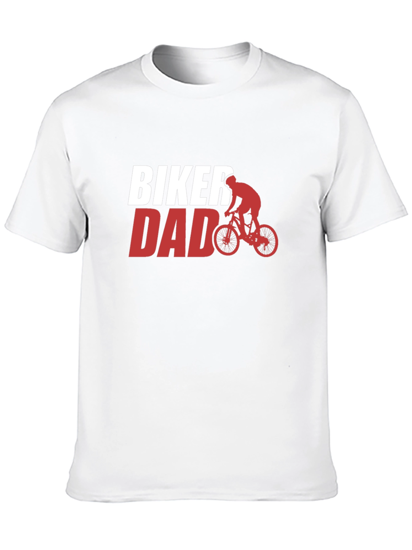 Biker Dad Graphic Tee - Cycling Lover T-Shirt