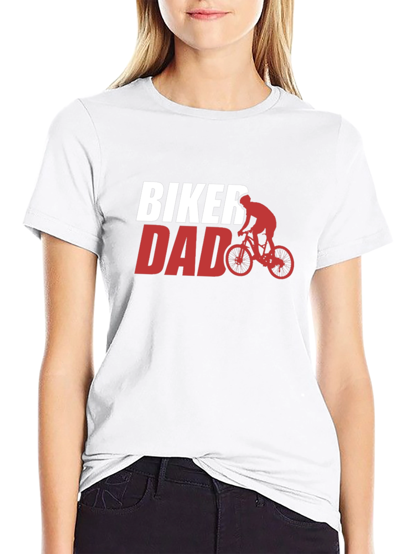 Biker Dad Graphic Tee - Cycling Lover T-Shirt