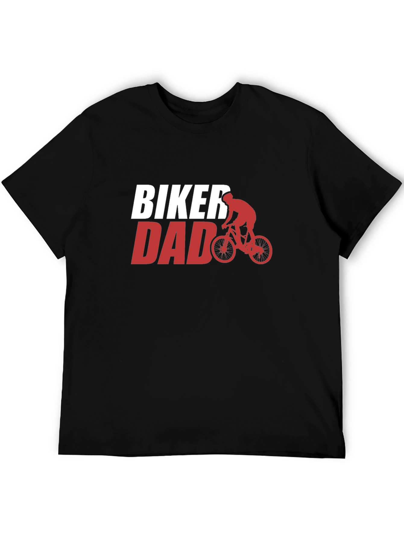 Biker Dad Graphic Tee - Cycling Lover T-Shirt