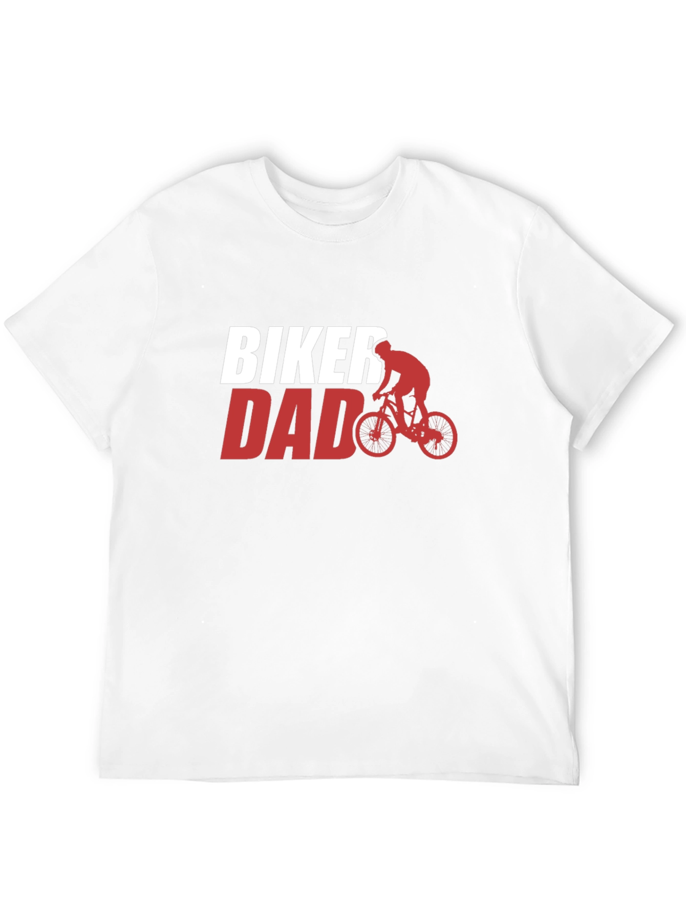 Biker Dad Graphic Tee - Cycling Lover T-Shirt