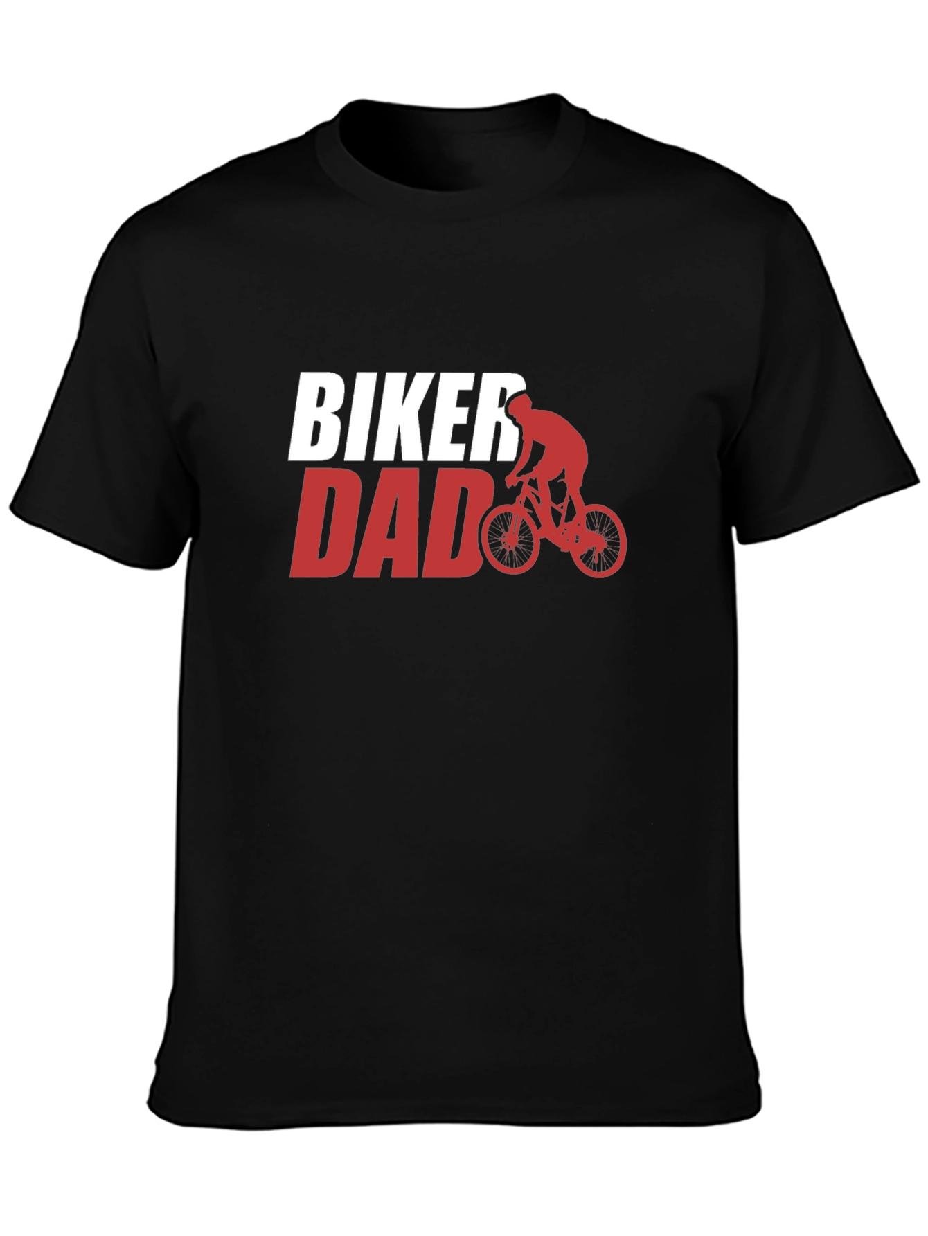 Biker Dad Graphic Tee - Cycling Lover T-Shirt
