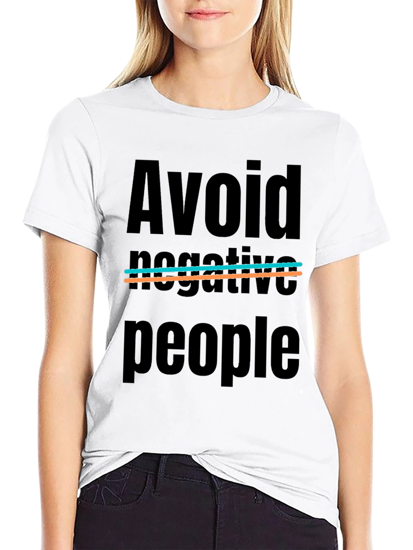 Avoid Negative People Graphic Tee