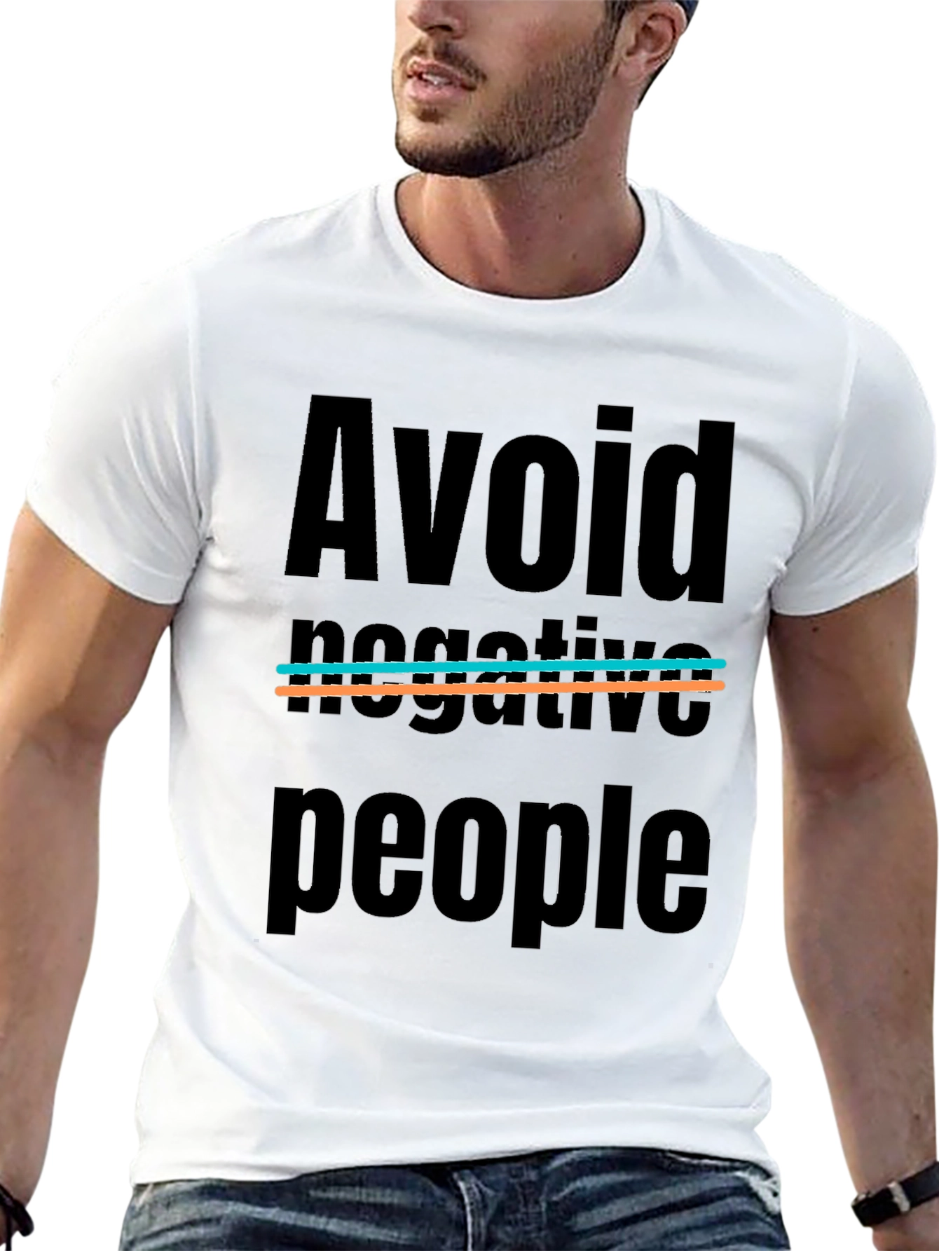 Avoid Negative People Graphic Tee