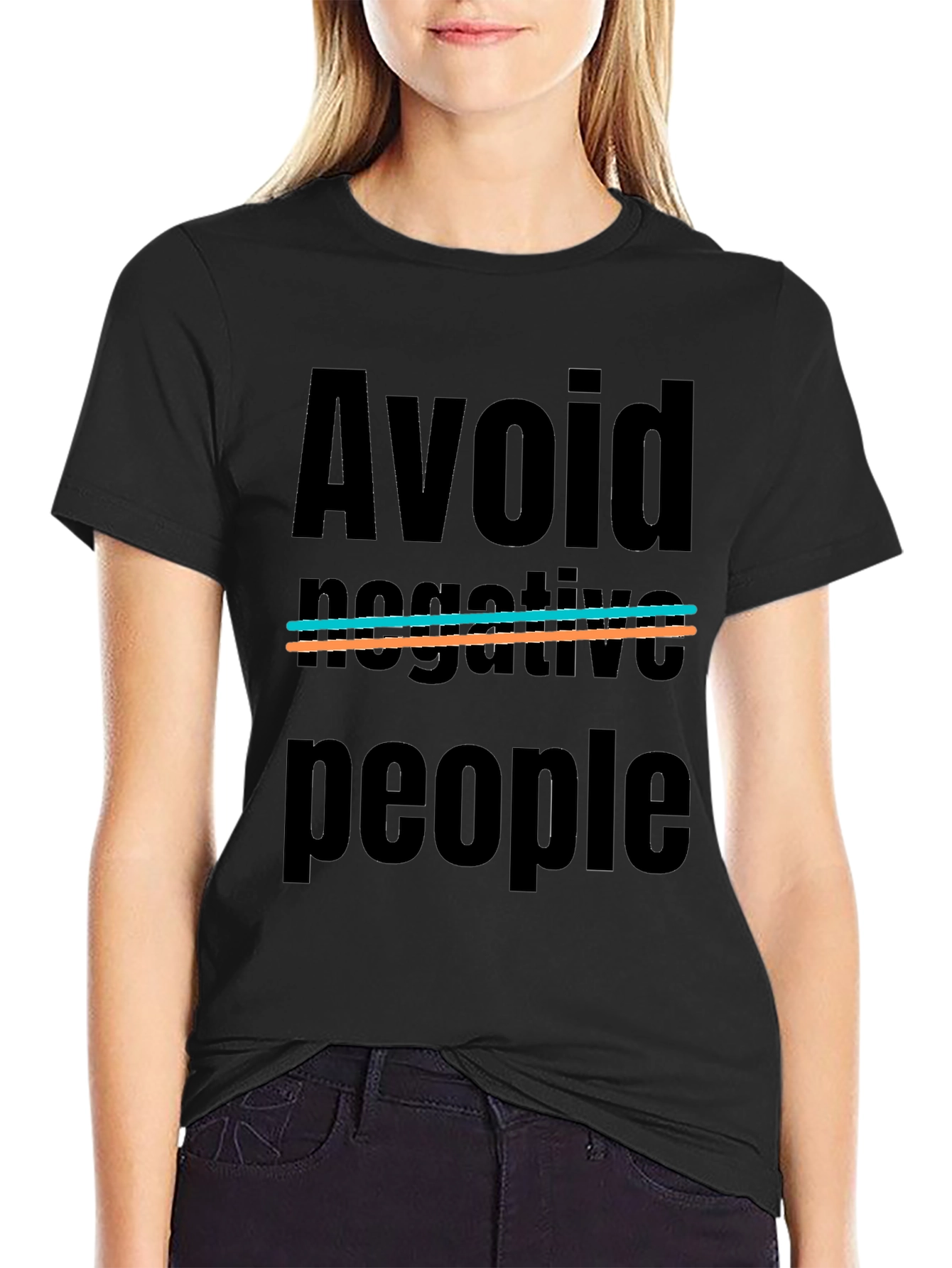Avoid Negative People Graphic Tee