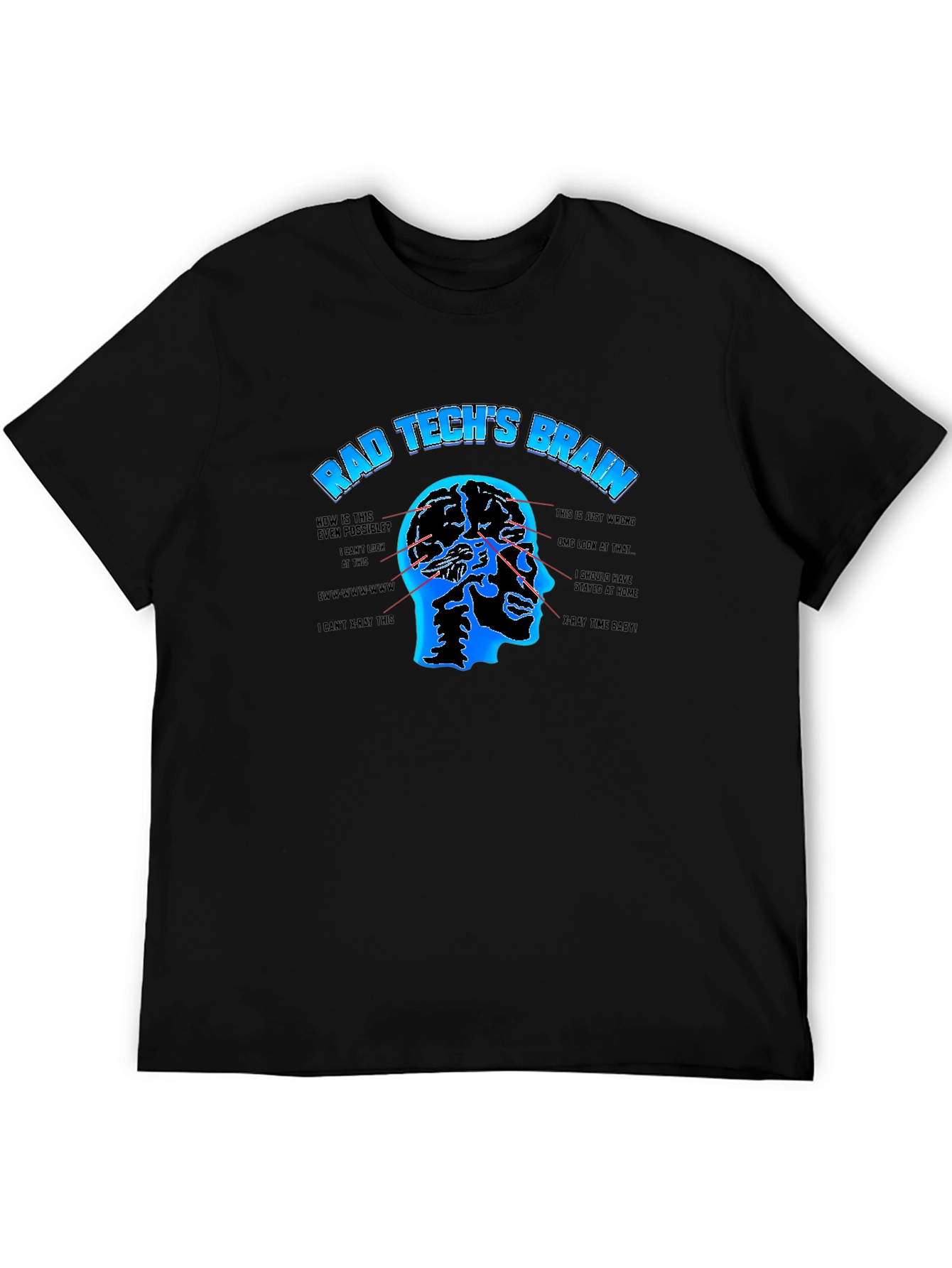 Rad Techs Brain T-Shirt