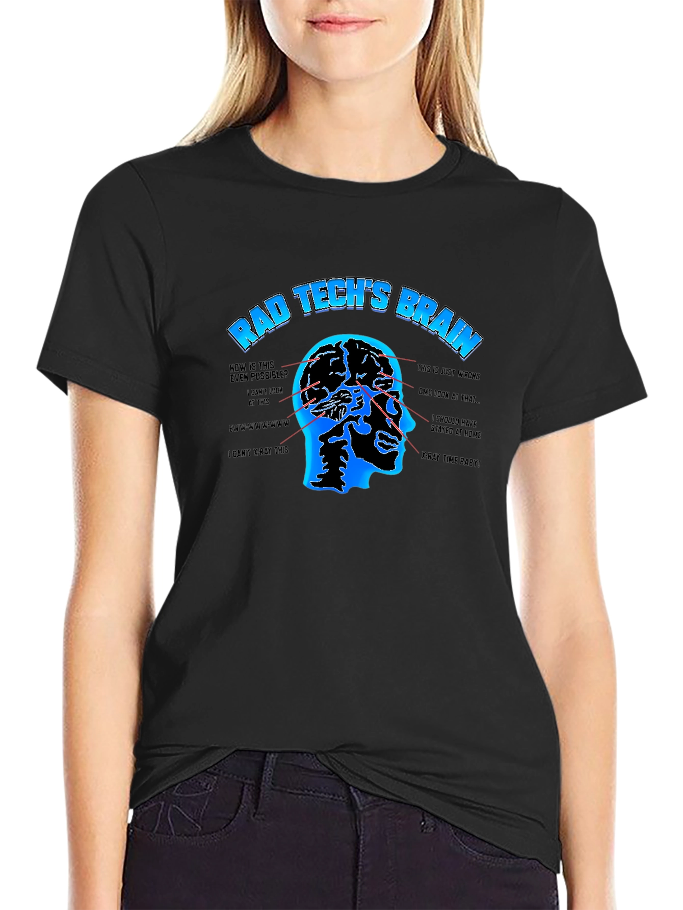 Rad Techs Brain T-Shirt