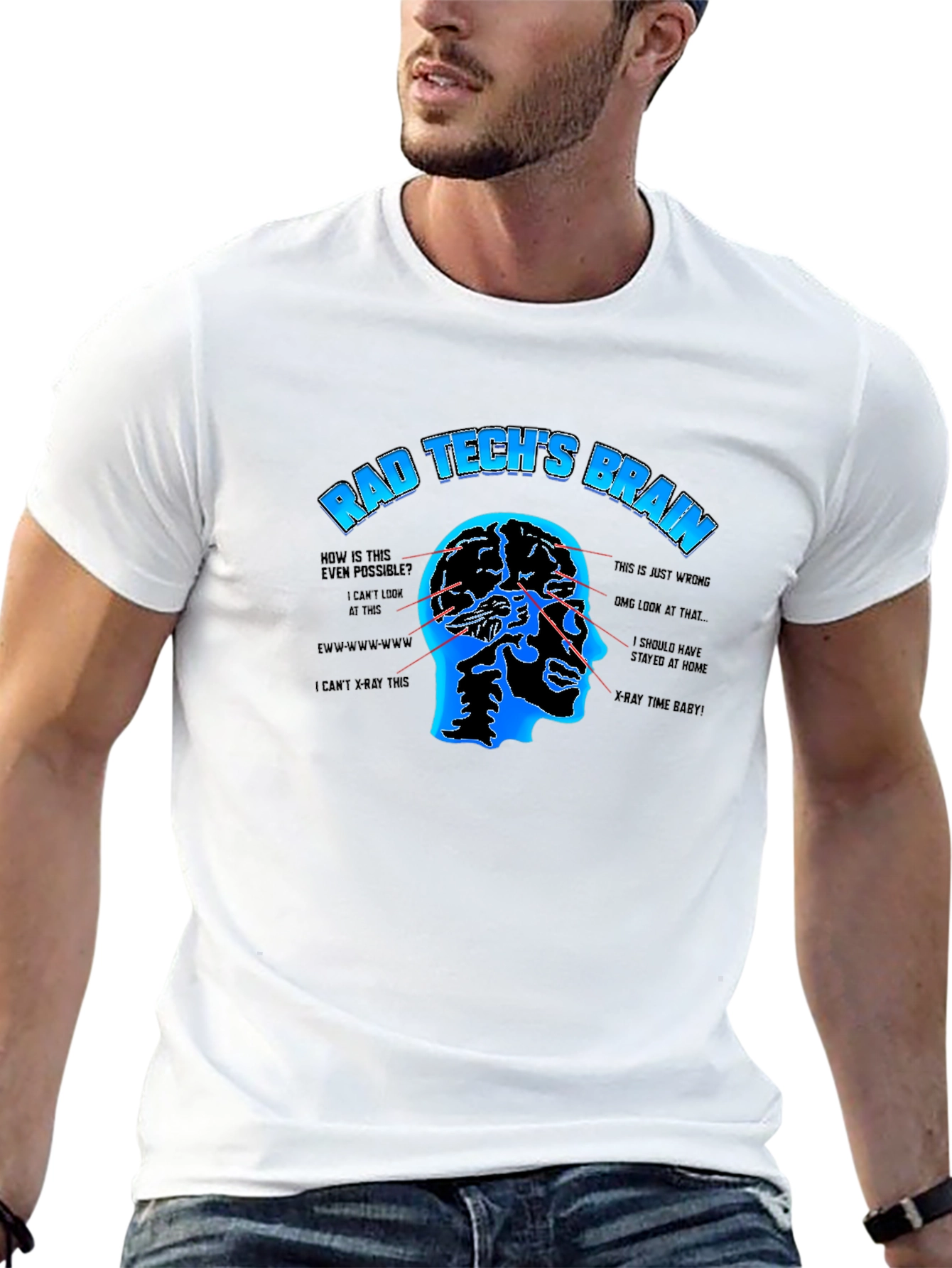 Rad Techs Brain T-Shirt
