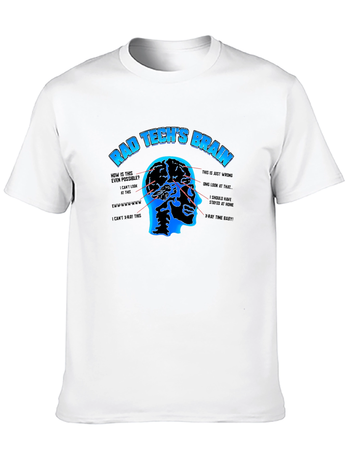 Rad Techs Brain T-Shirt