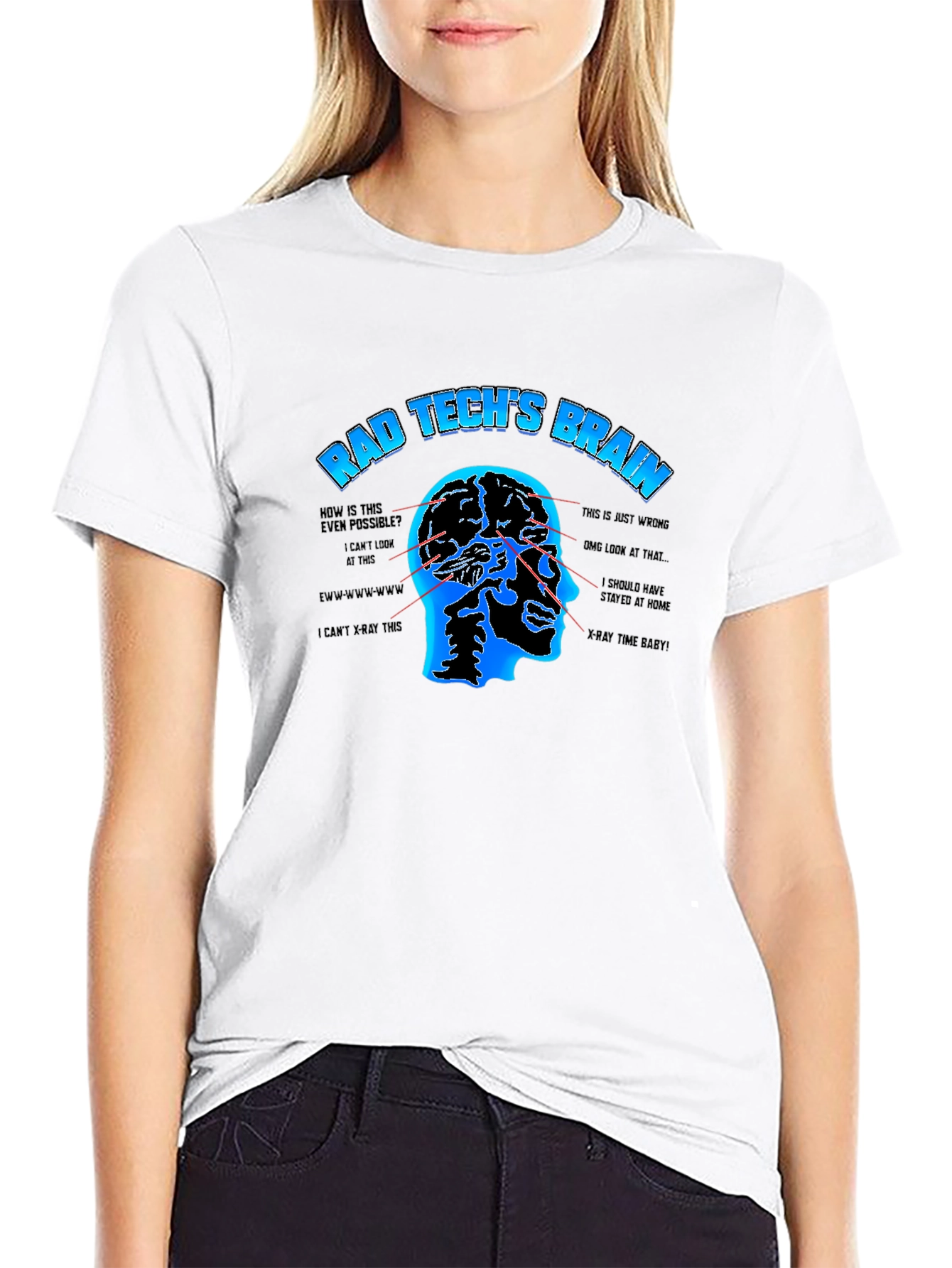 Rad Techs Brain T-Shirt