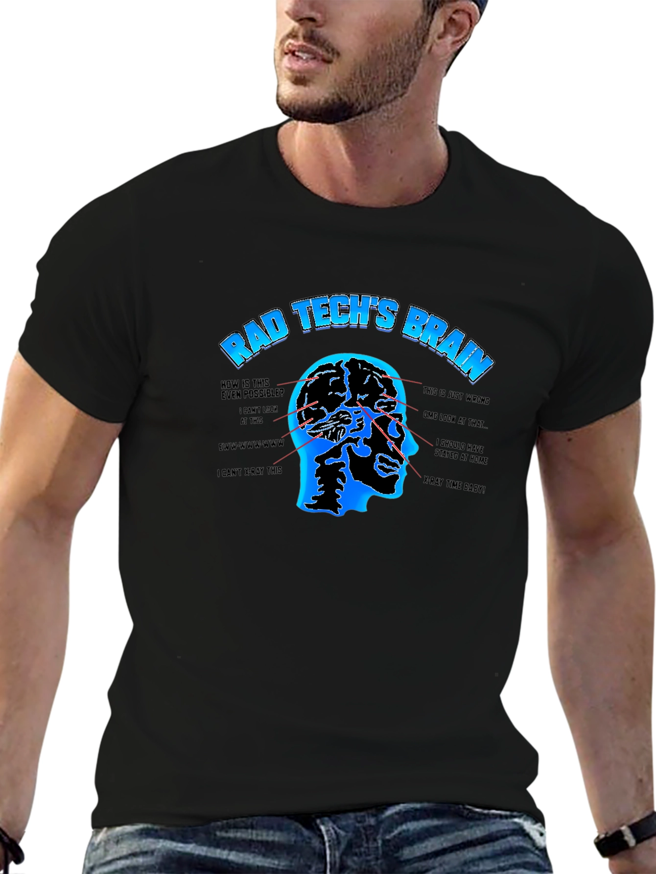 Rad Techs Brain T-Shirt