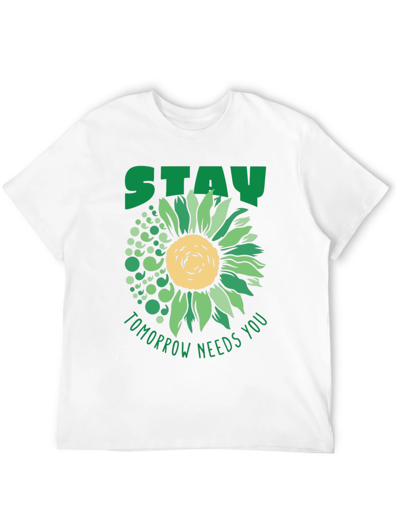 Stay Sunflower Tee: Tomorrow Needs You