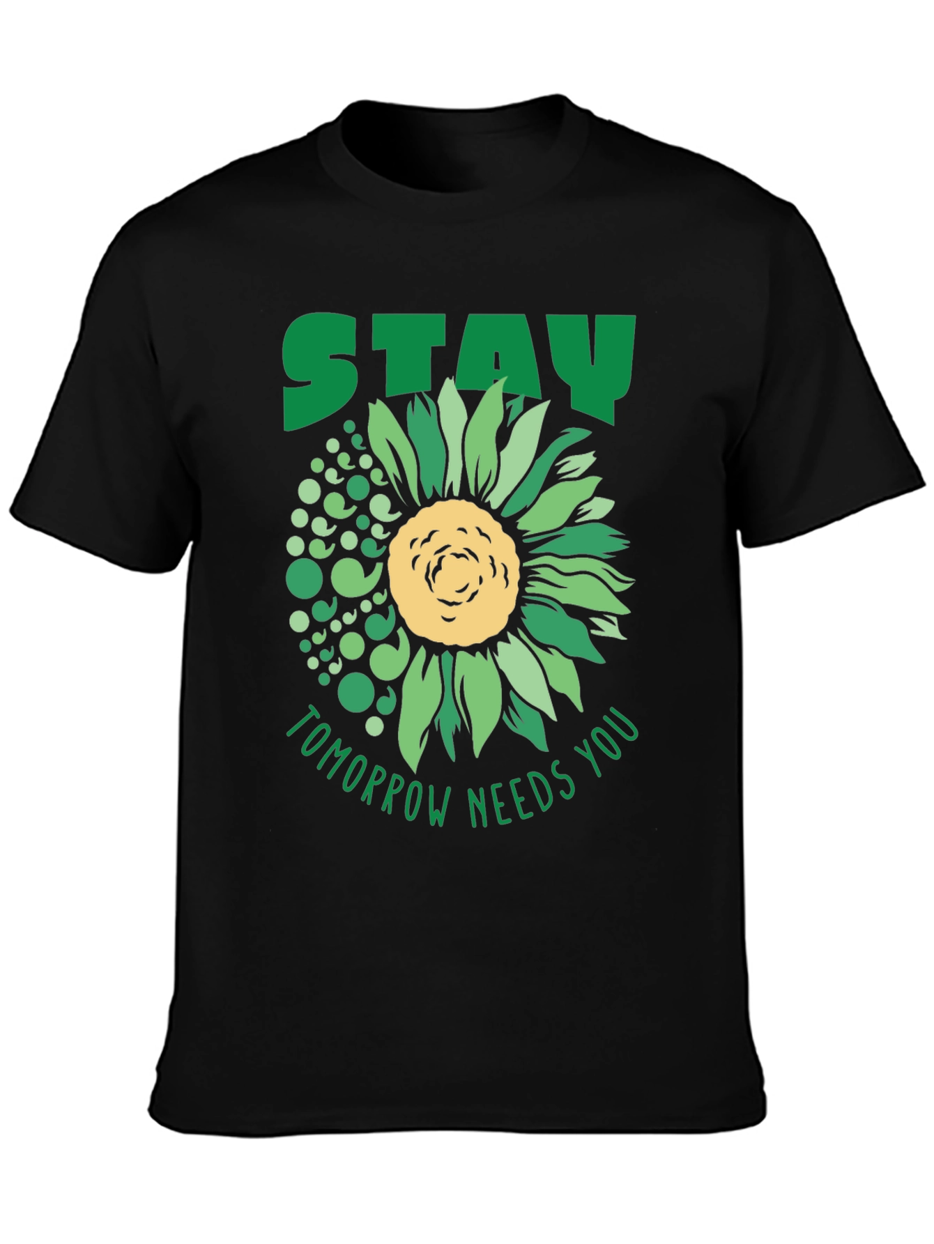 Stay Sunflower Tee: Tomorrow Needs You