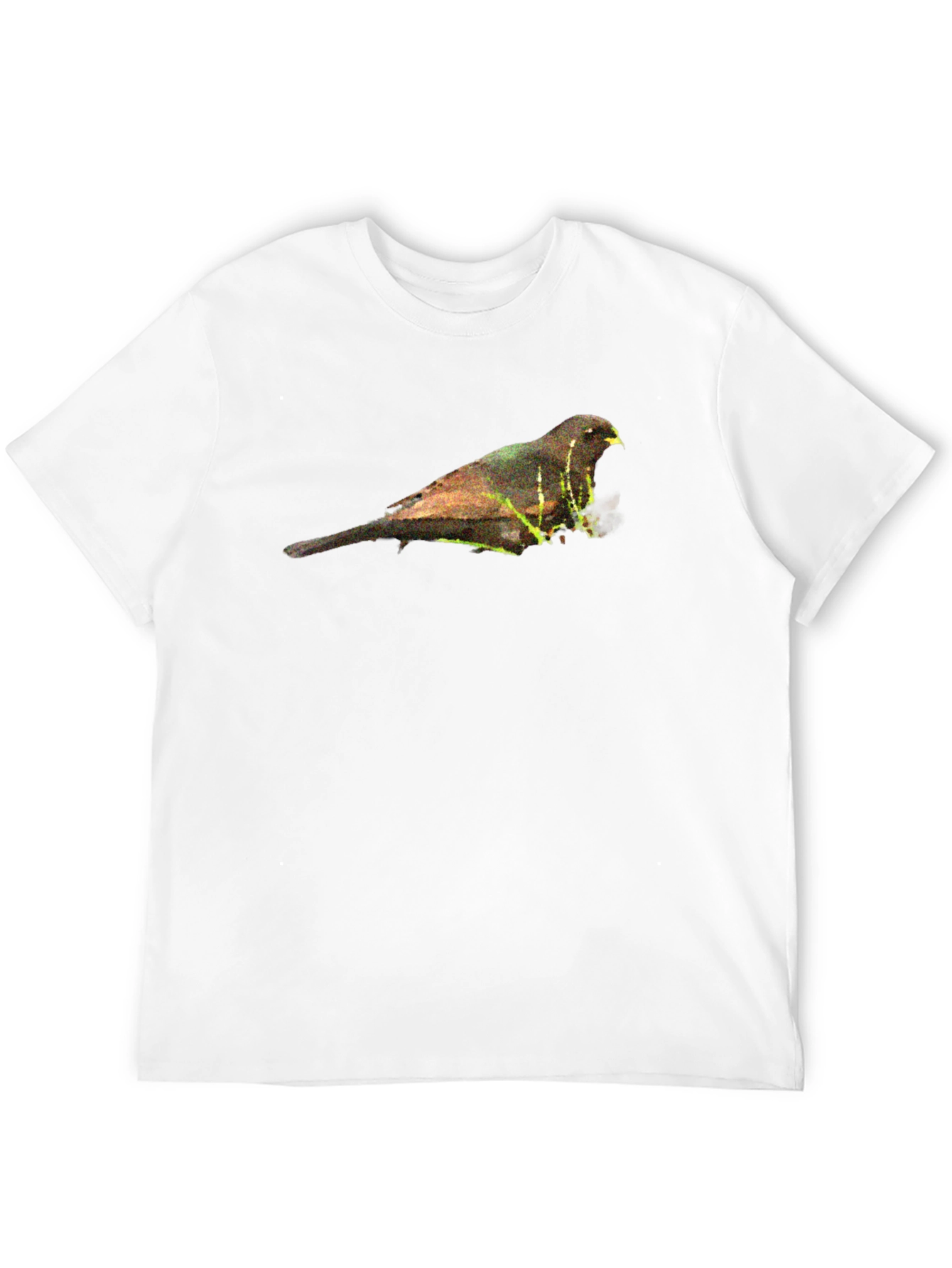 Bird Graphic Black T-Shirt - Nature Inspired Apparel