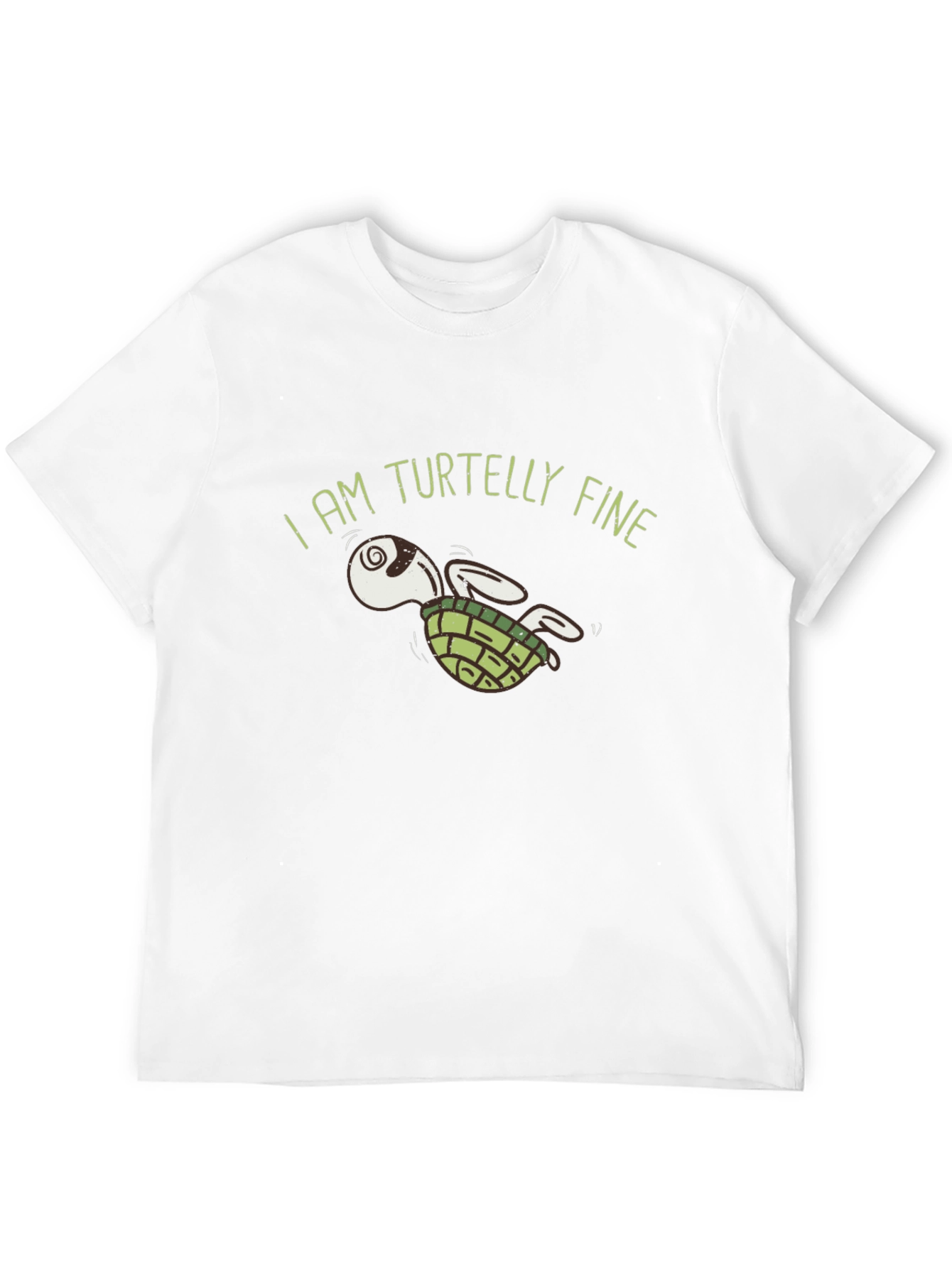 Turtelly Fine Graphic T-Shirt -  Unique Turtle Design