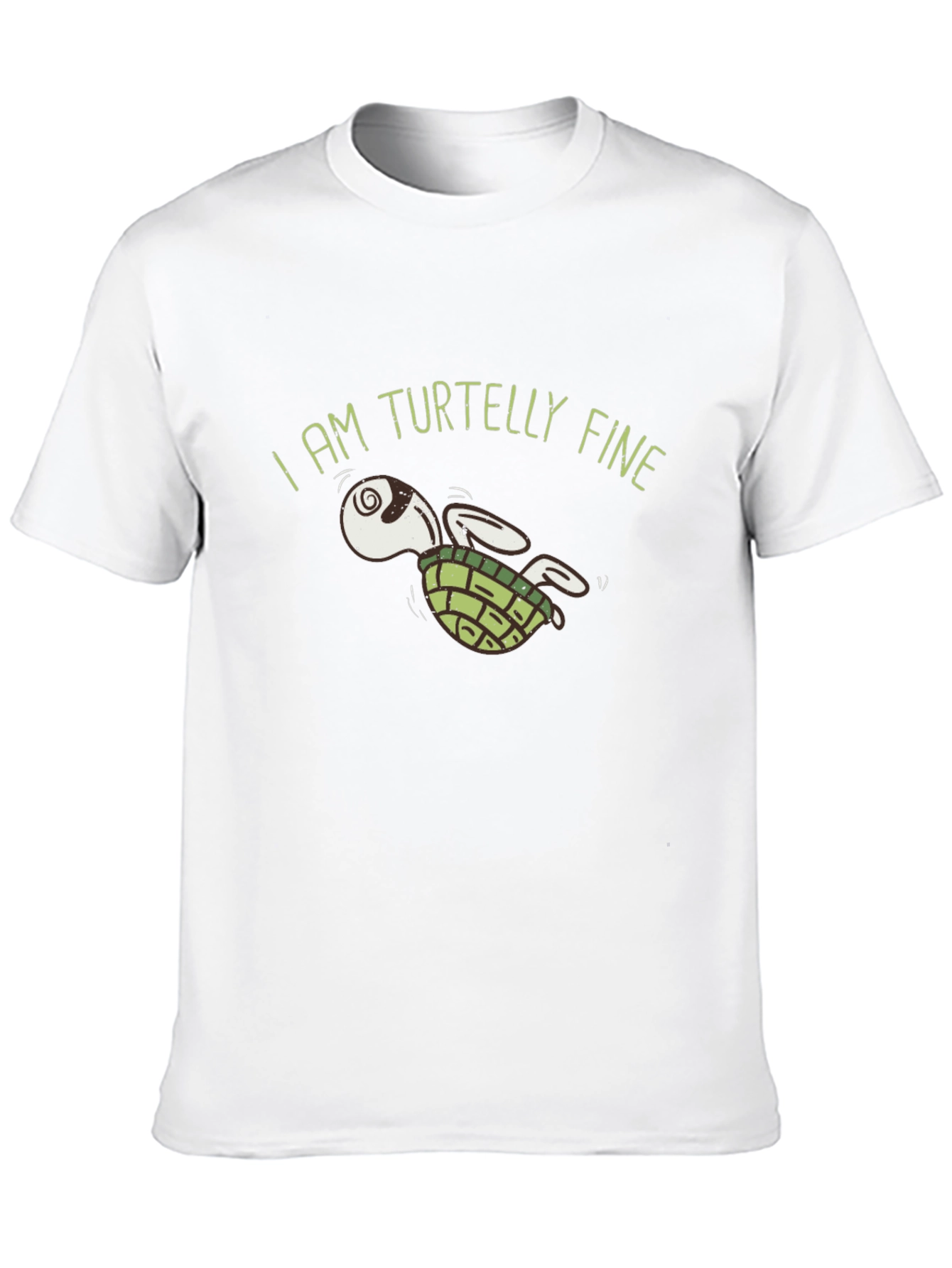Turtelly Fine Graphic T-Shirt -  Unique Turtle Design