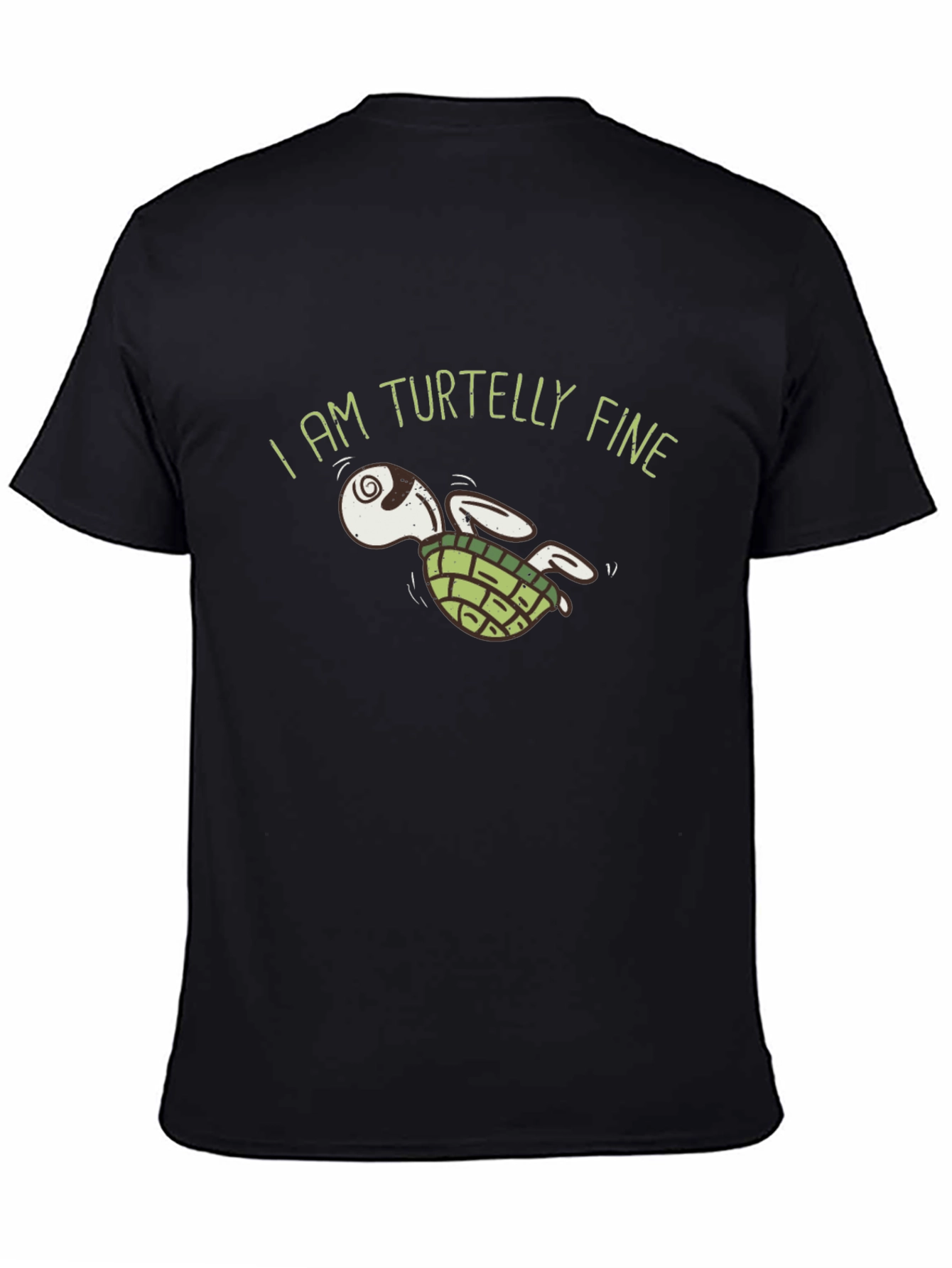 Turtelly Fine Graphic T-Shirt -  Unique Turtle Design