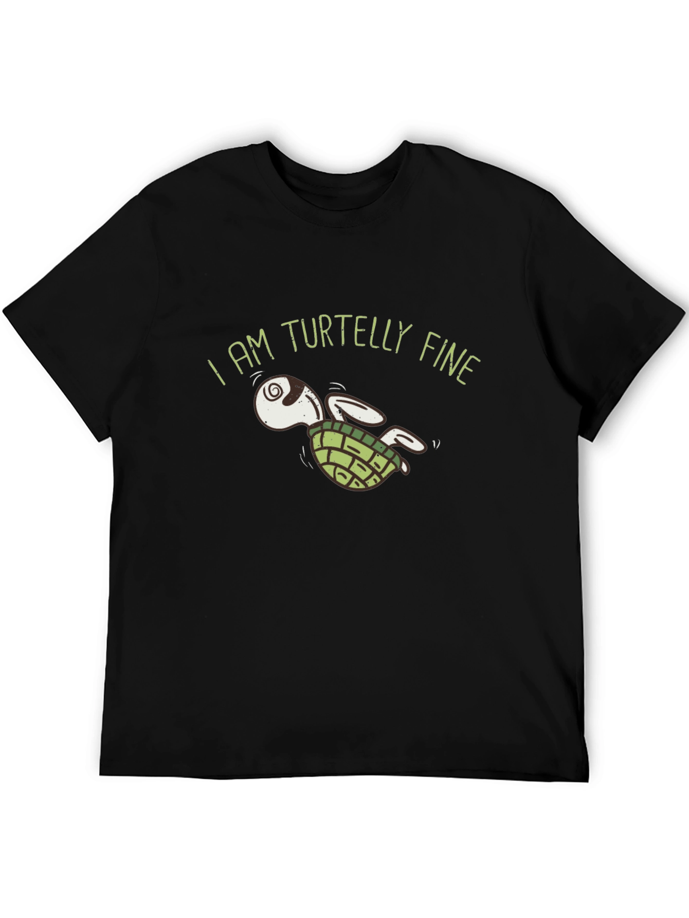 Turtelly Fine Graphic T-Shirt -  Unique Turtle Design