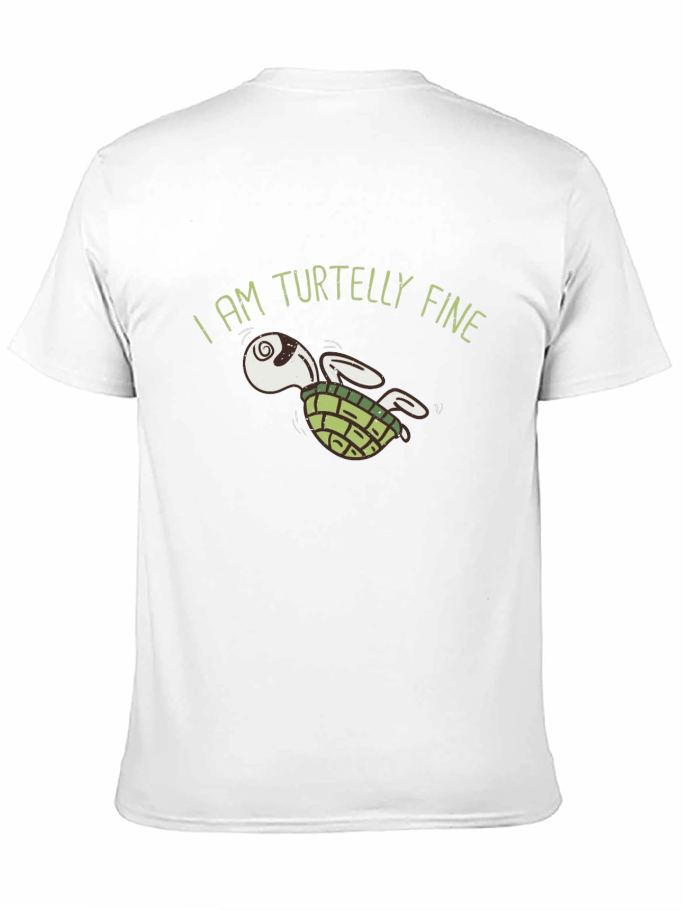 Turtelly Fine Graphic T-Shirt -  Unique Turtle Design