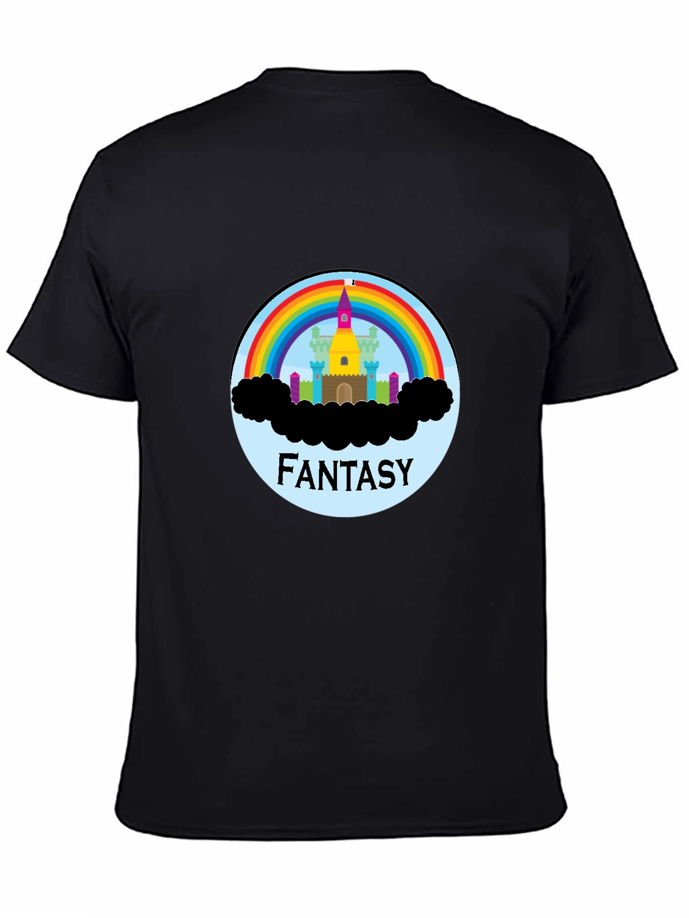 Fantasy Rainbow Castle Graphic Tee