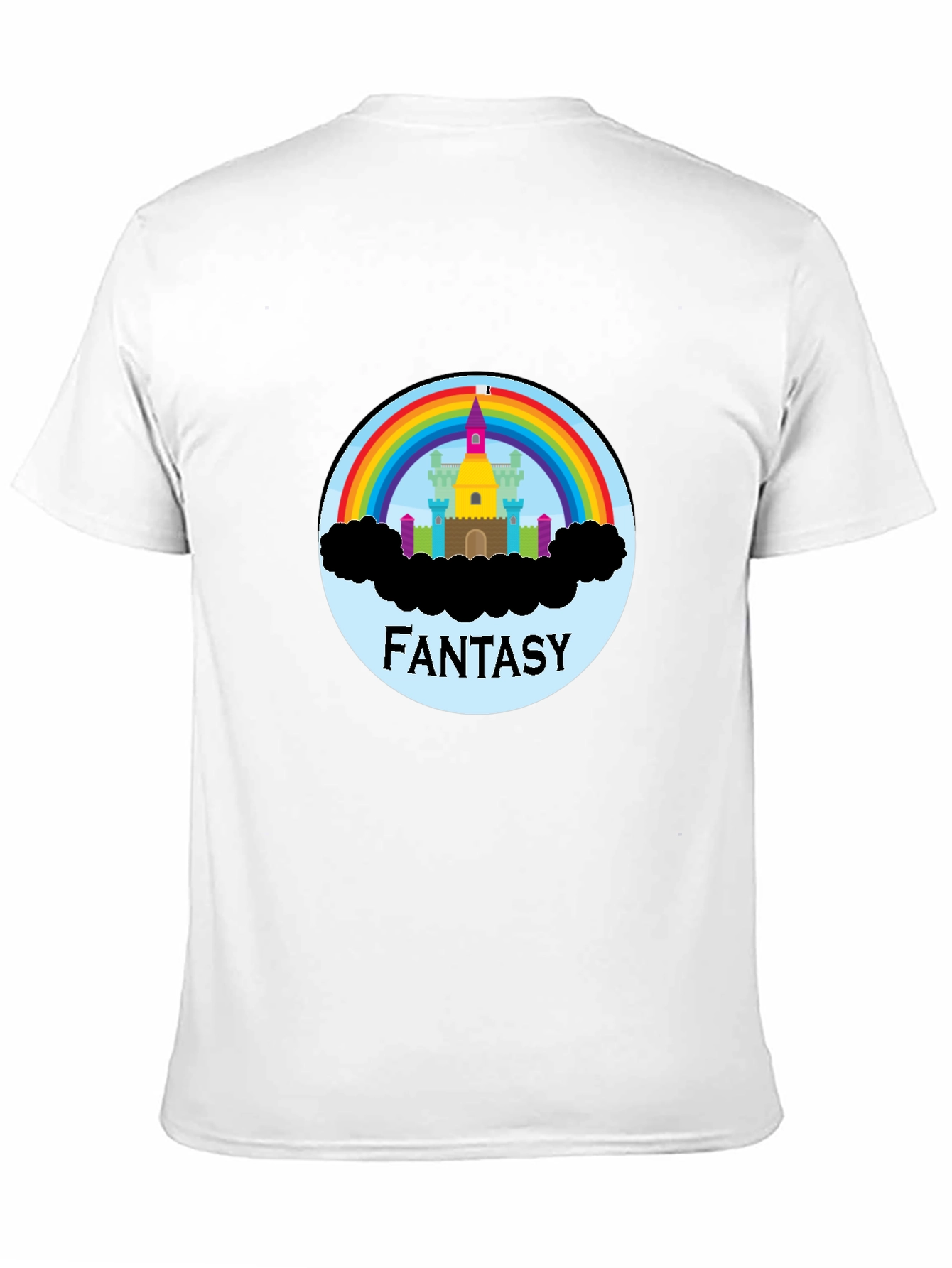 Fantasy Rainbow Castle Graphic Tee