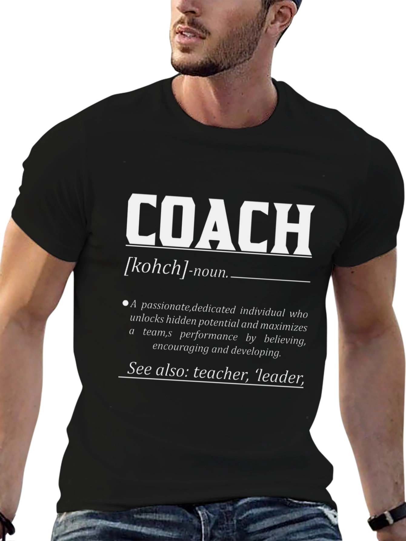 Coach Definition T-Shirt - Passionate Leader Tee