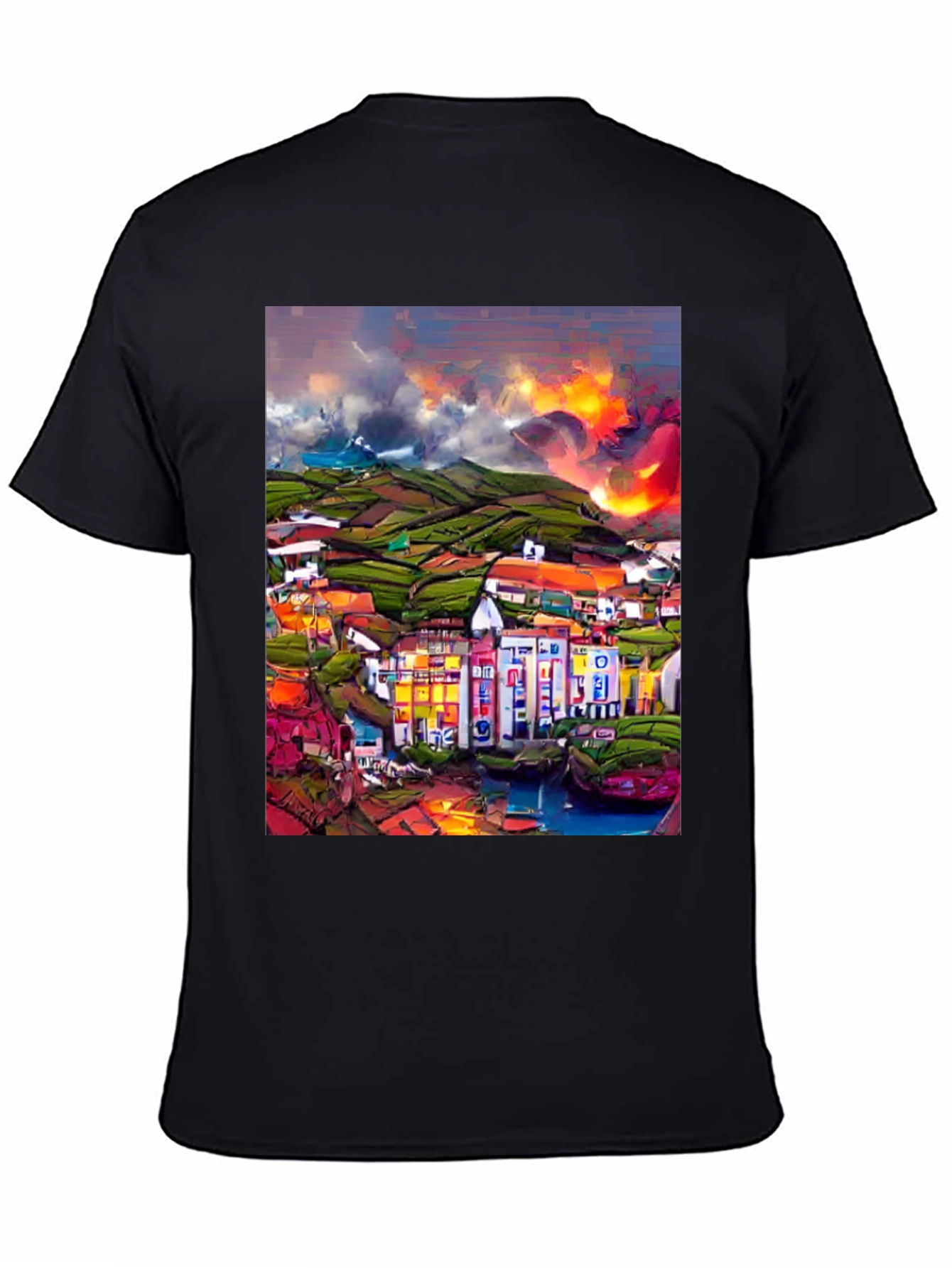 Vibrant Townscape Tee