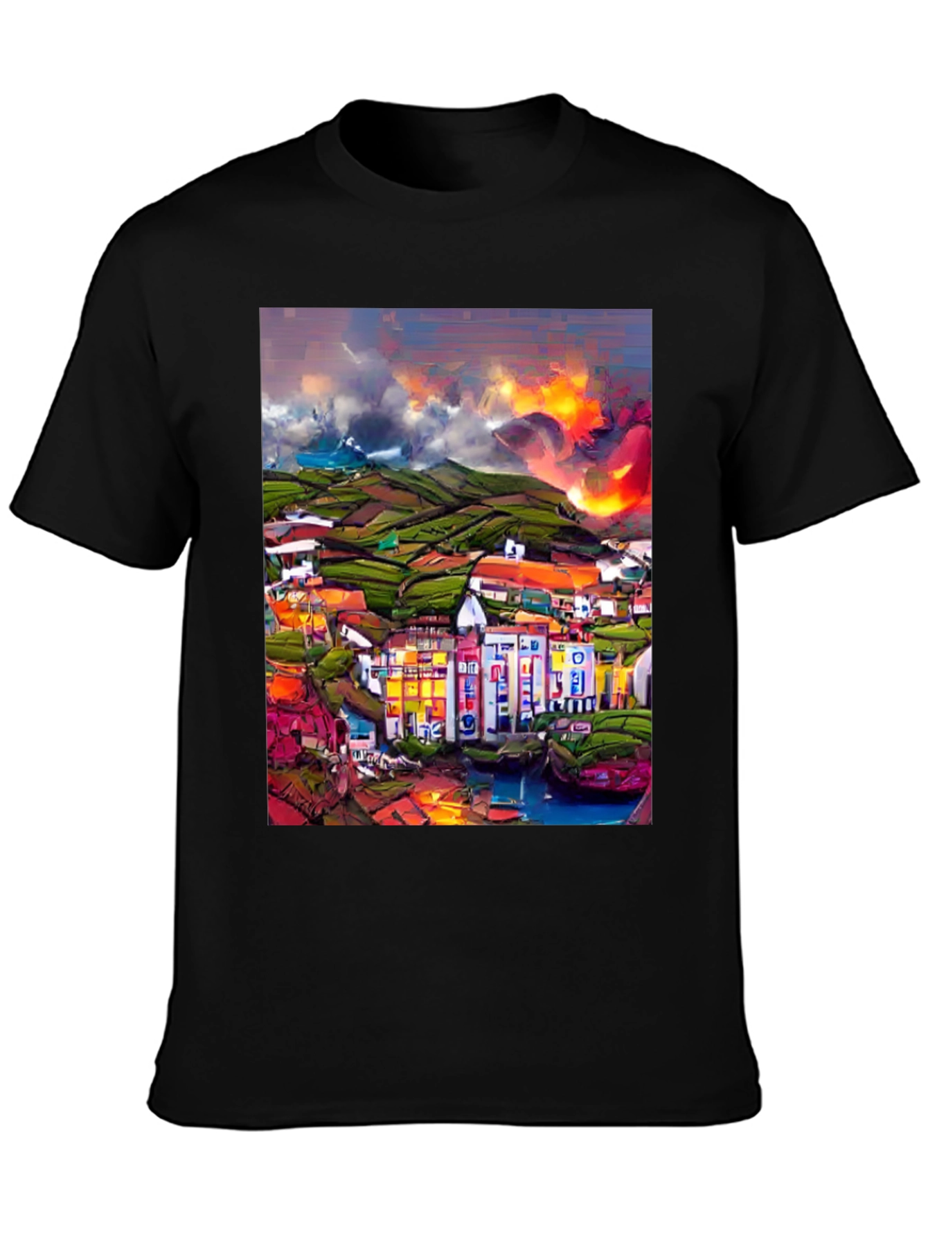 Vibrant Townscape Tee