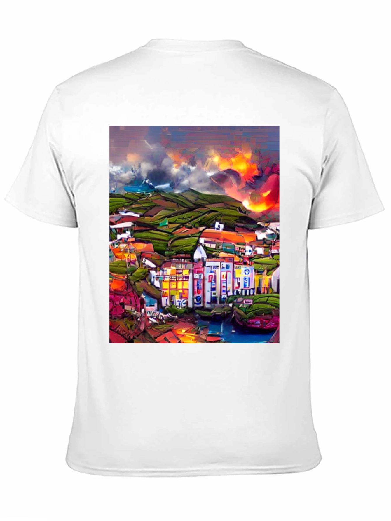 Vibrant Townscape Tee