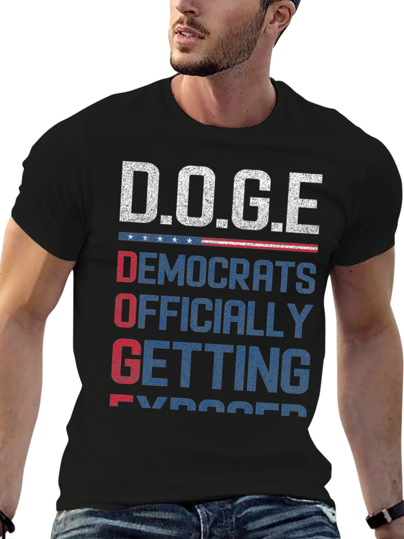 D.O.G.E T-Shirt: Democrats Officially Getting Exposed