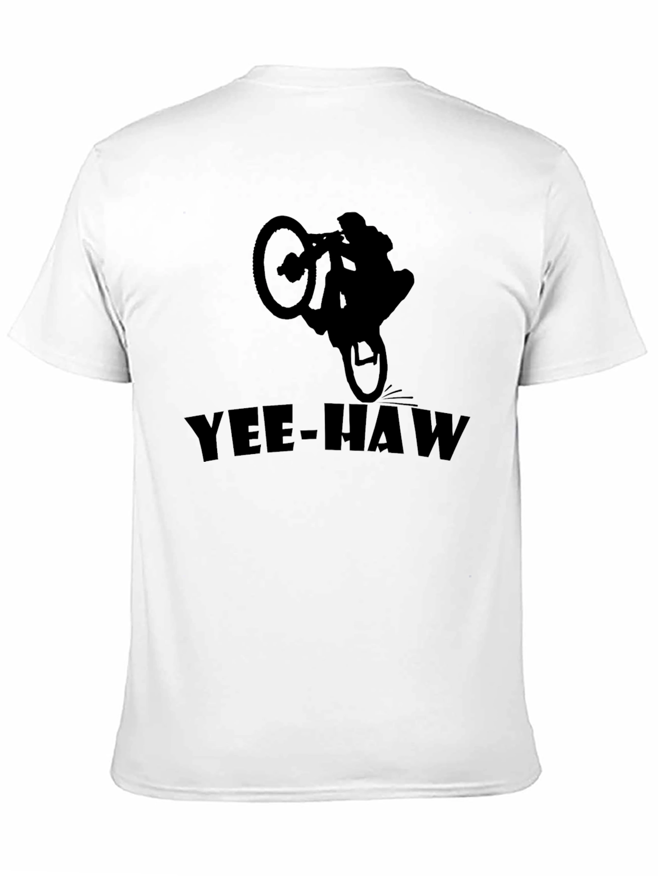 Yee-Haw Biker T-Shirt | Black Graphic Tee