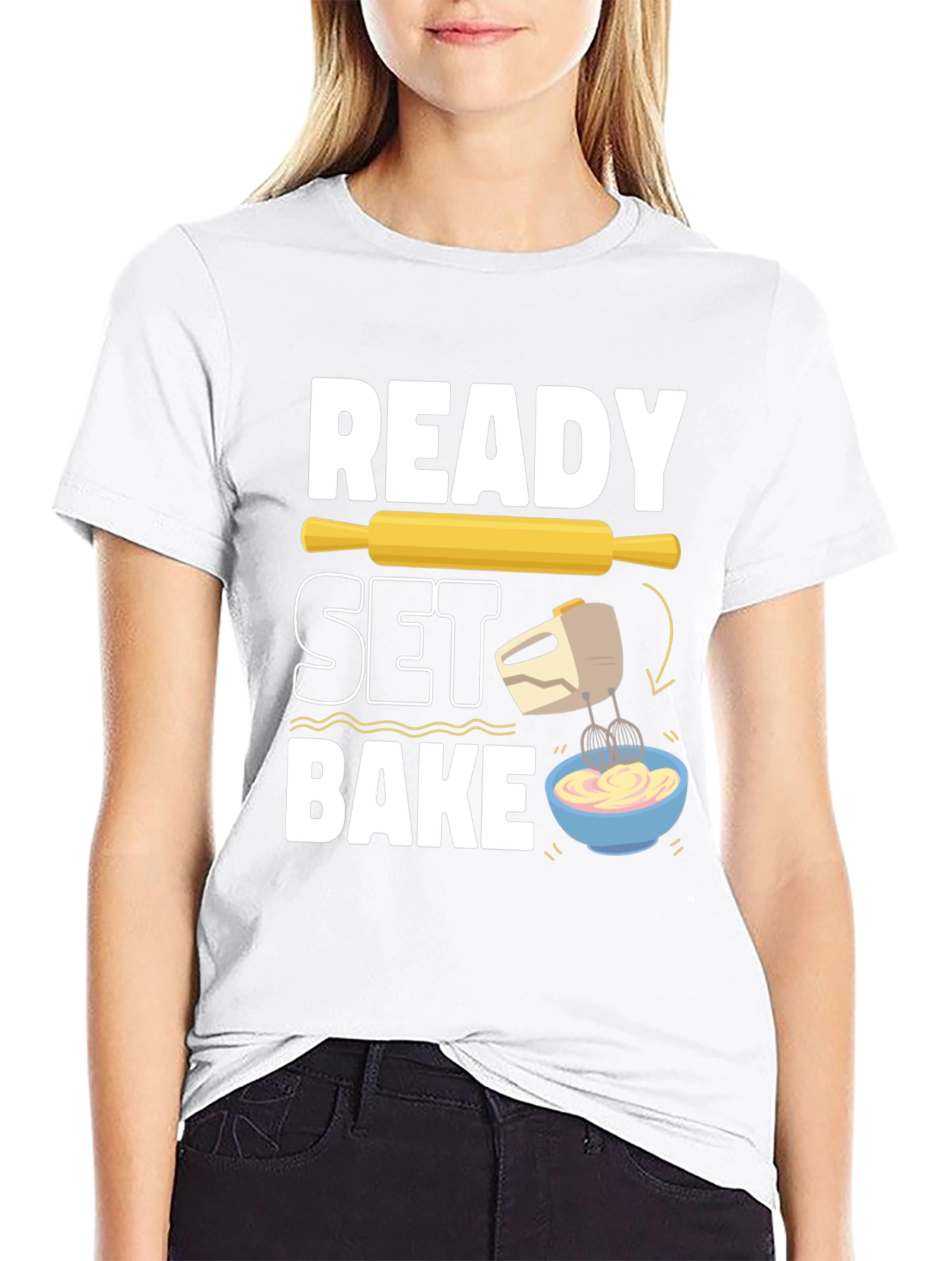 Ready Set Bake T-Shirt - Baking Lover Gift