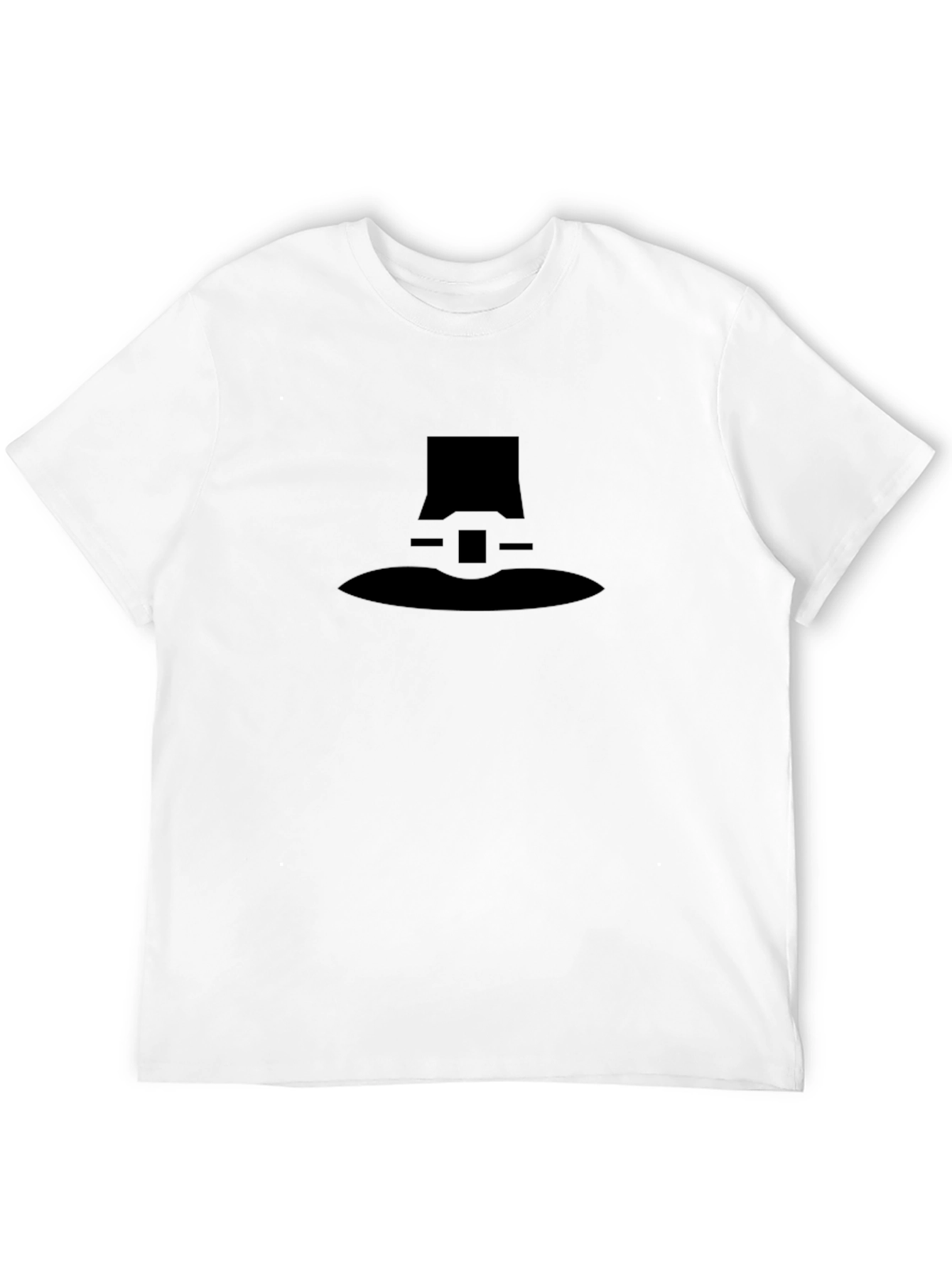 Pilgrim Hat Graphic Tee - Black Thanksgiving T-Shirt