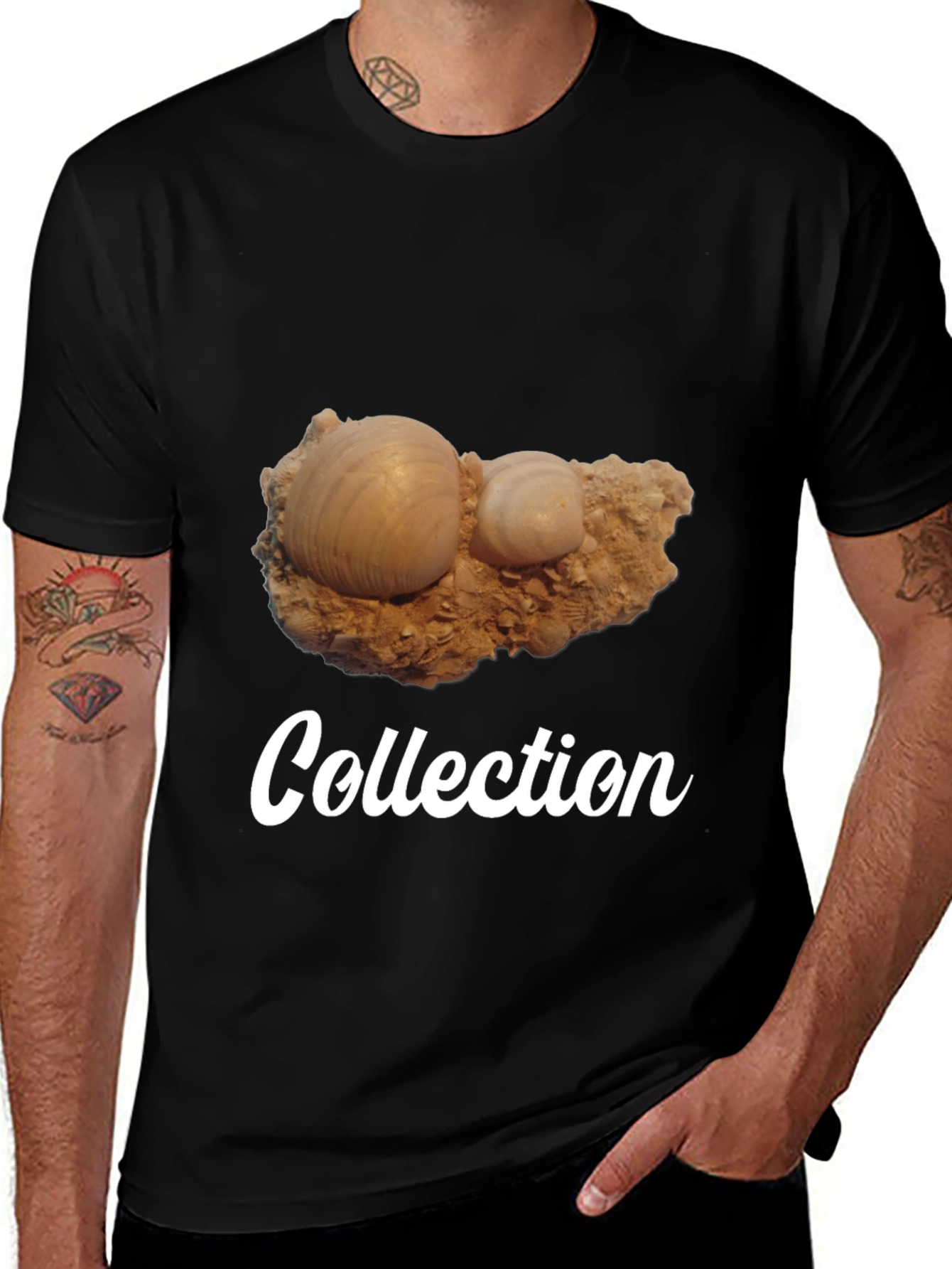 Natures Collection Black T-Shirt