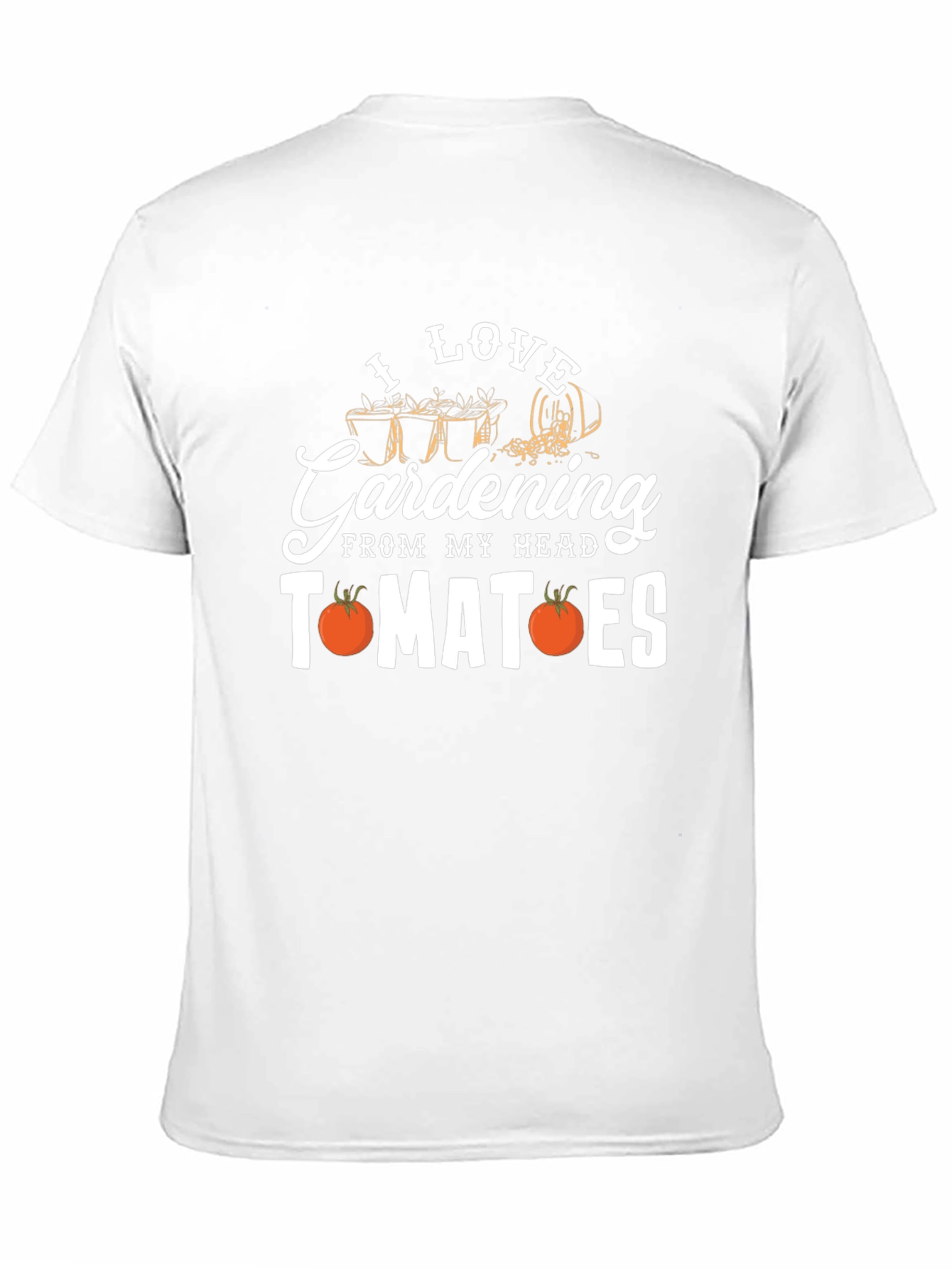 Gardening Tomatoes Graphic T-Shirt