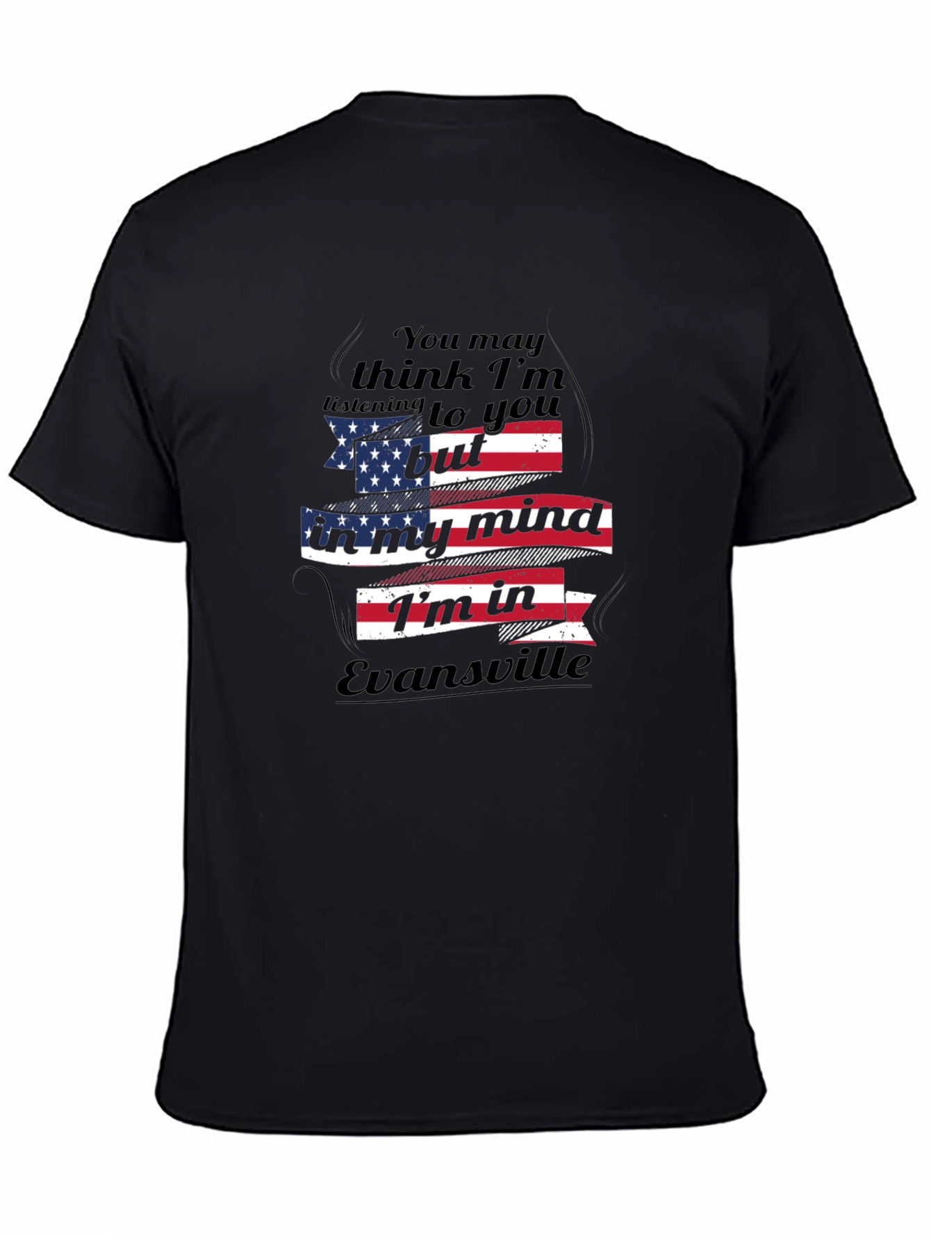 Evansville Mind USA Flag T-Shirt