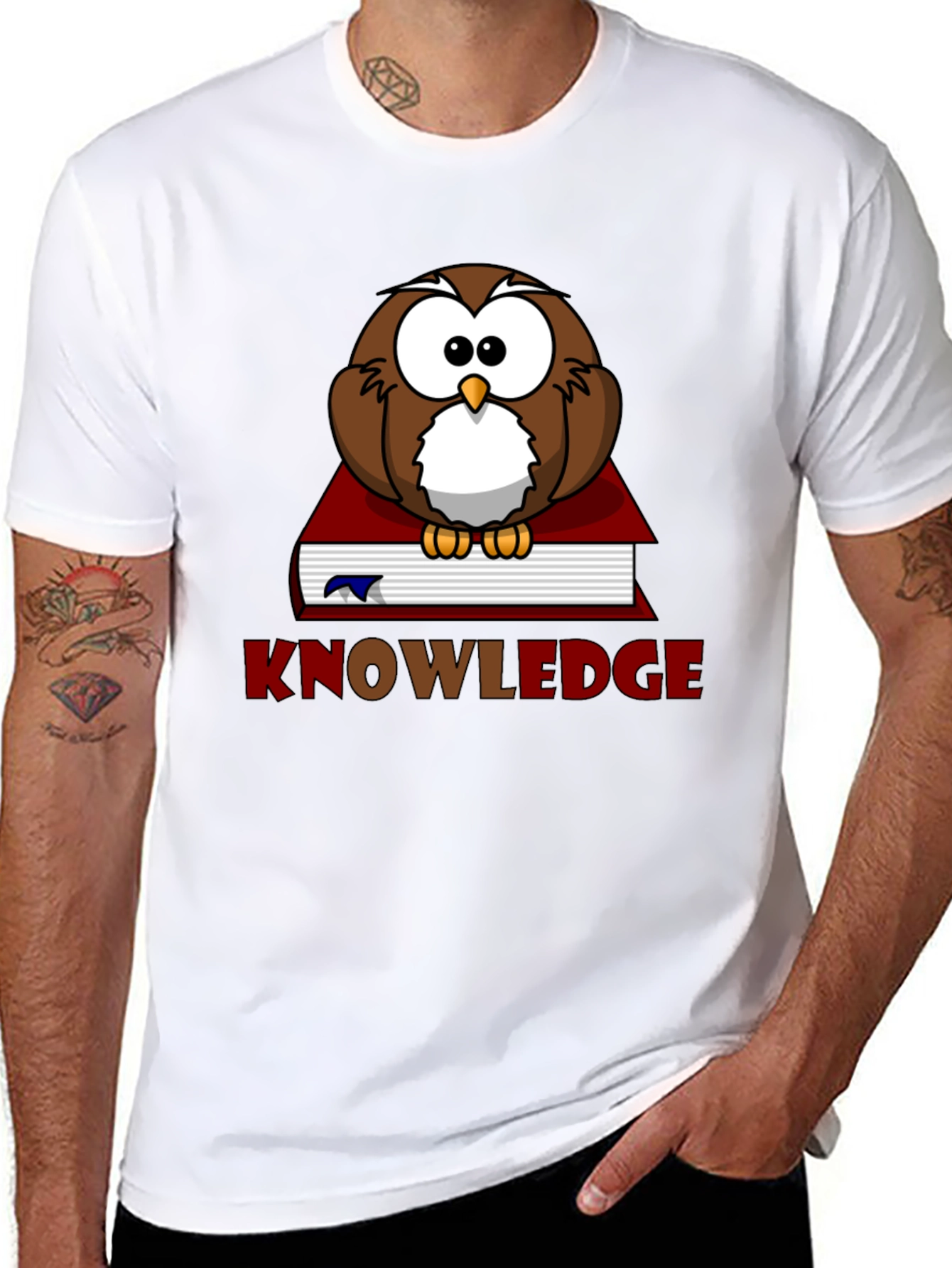 Knowledge Owl T-Shirt - Smart & Stylish!