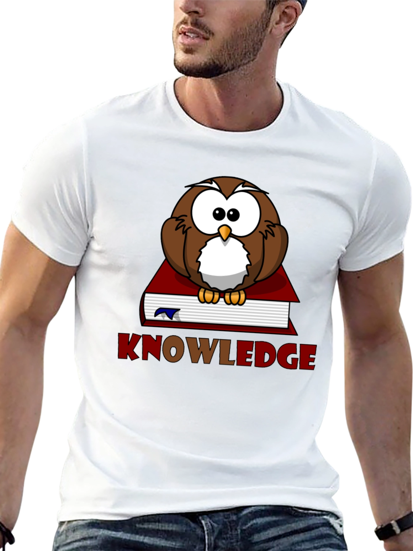 Knowledge Owl T-Shirt - Smart & Stylish!