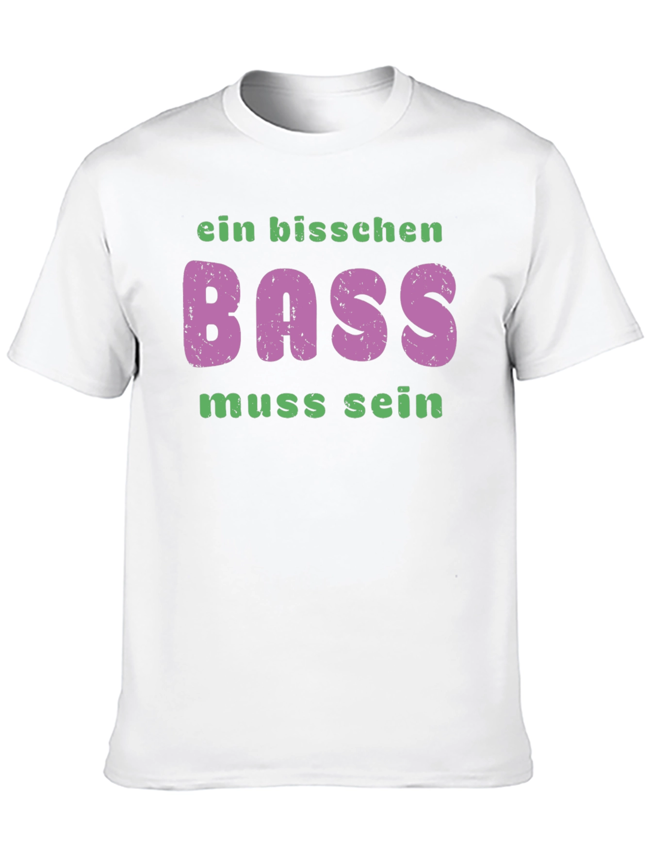 Ein Bisschen Bass Muss Sein Black T-Shirt
